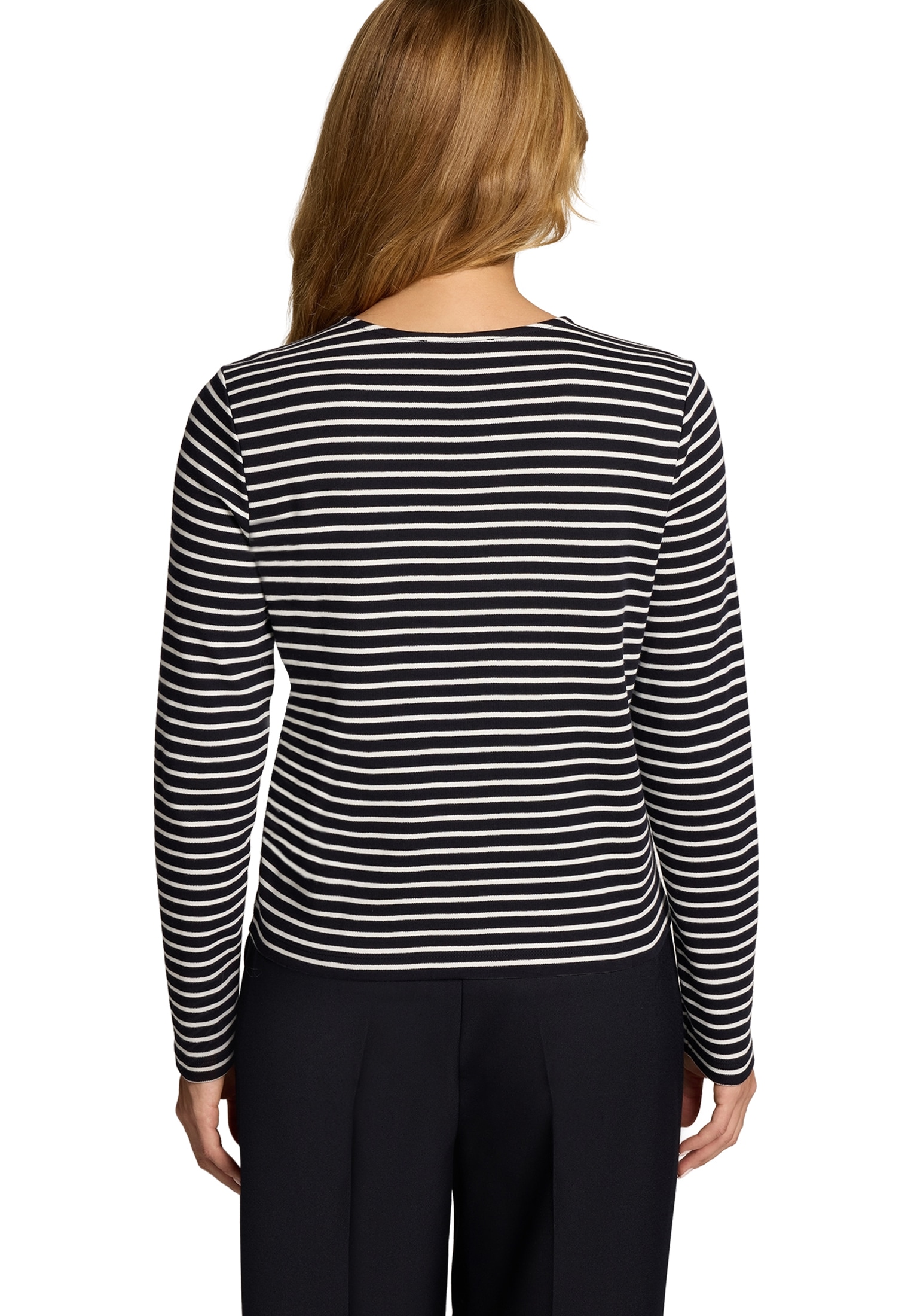 Zero Sweatshirt »Sweatjacke mit Knopfleiste«
