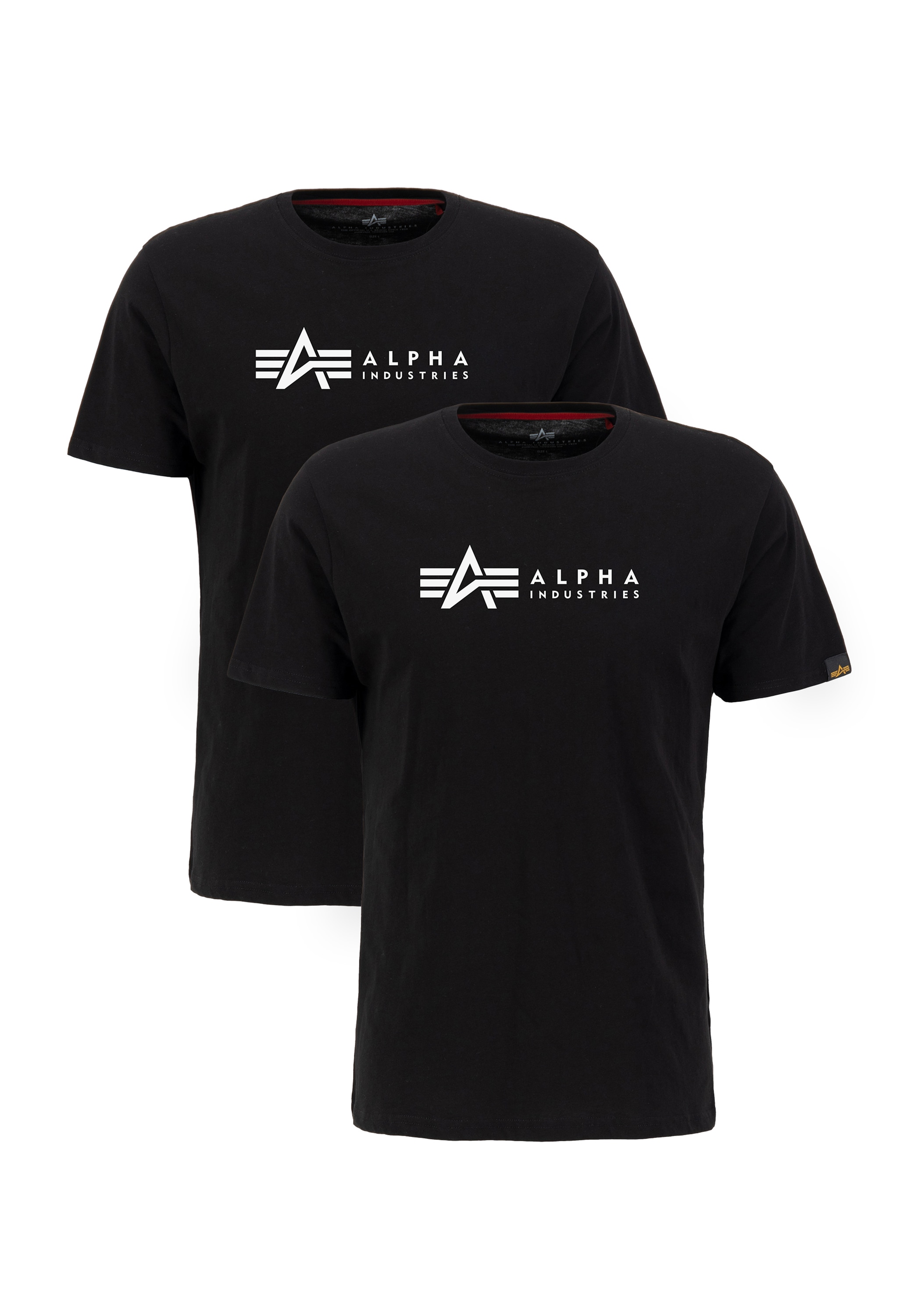 Alpha Industries T-Shirt »Alpha Label T-Shirt 2 Pack«