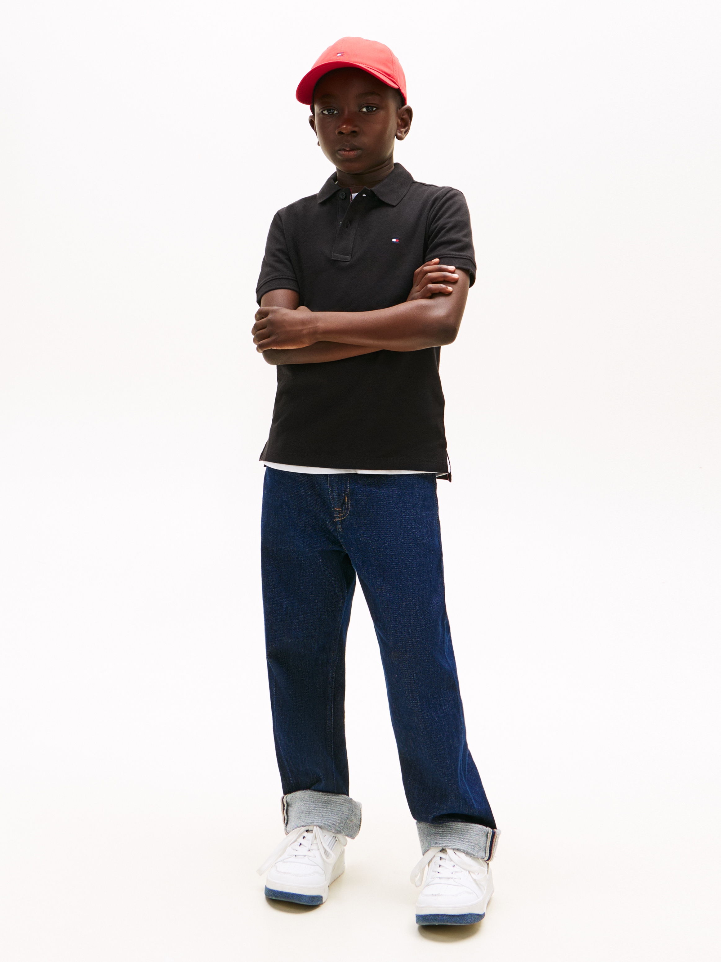 Tommy Hilfiger Poloshirt »FLAG POLO SS« mit Logostickerei