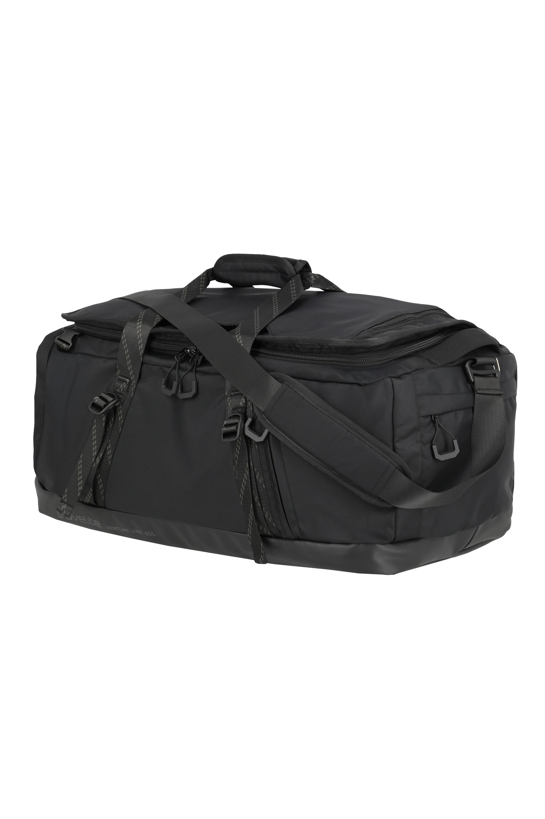 travelite Reisetasche »VENTURE LINE Duffle Bag« aus robustem Nylon mit flexiblen Trageoptionen und Schuhfach