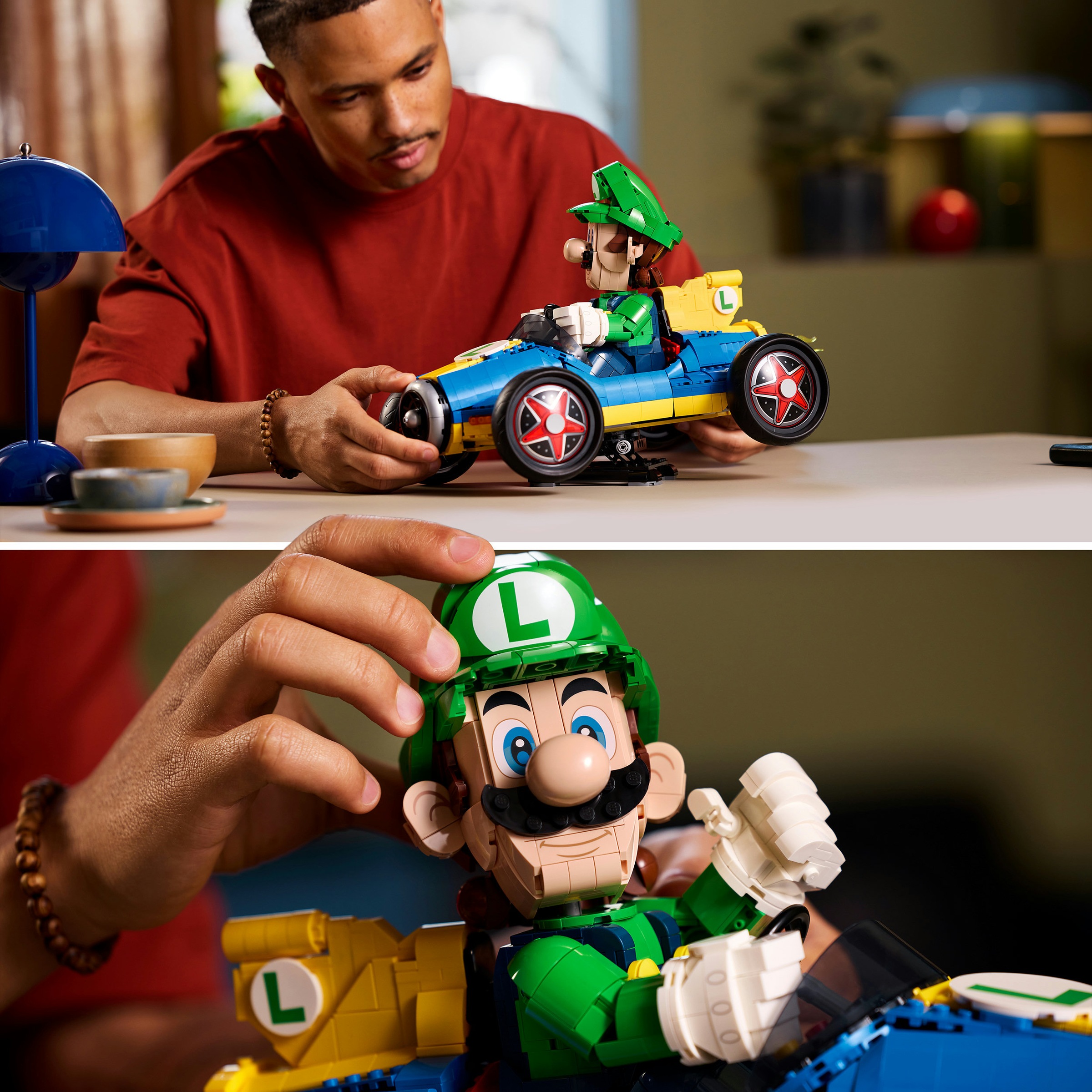 LEGO® Konstruktionsspielsteine »Mario Kart: Luigi & Turboflitzer (72050), LEGO Super Mario« Made in Europe