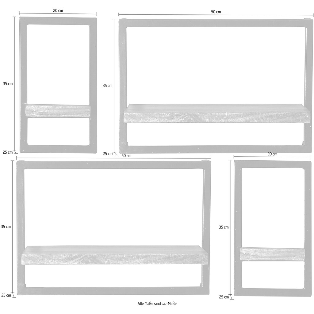 SIT Wandregal »Panama«, (Set, 4 St.)