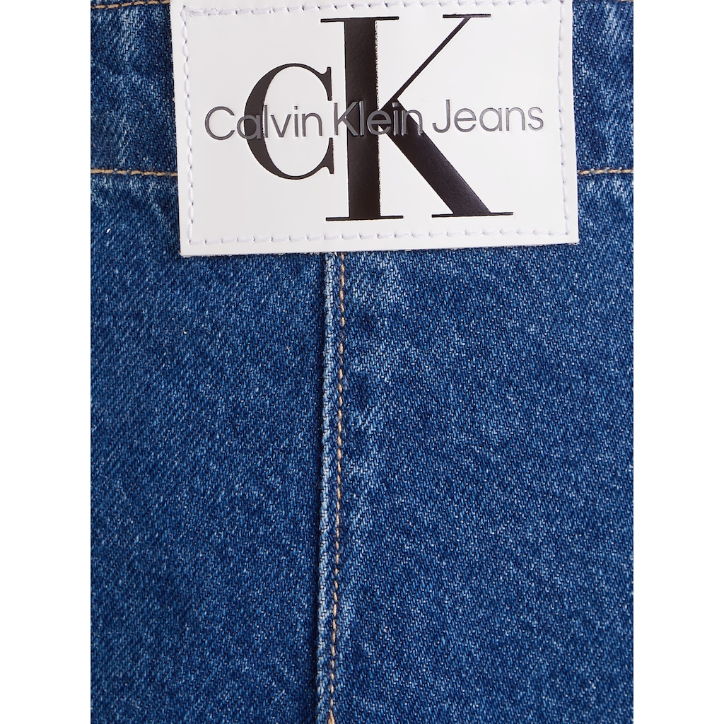 Calvin Klein Jeans A-Linien-Rock »MR A LINE DARTED MINI SKIRT«