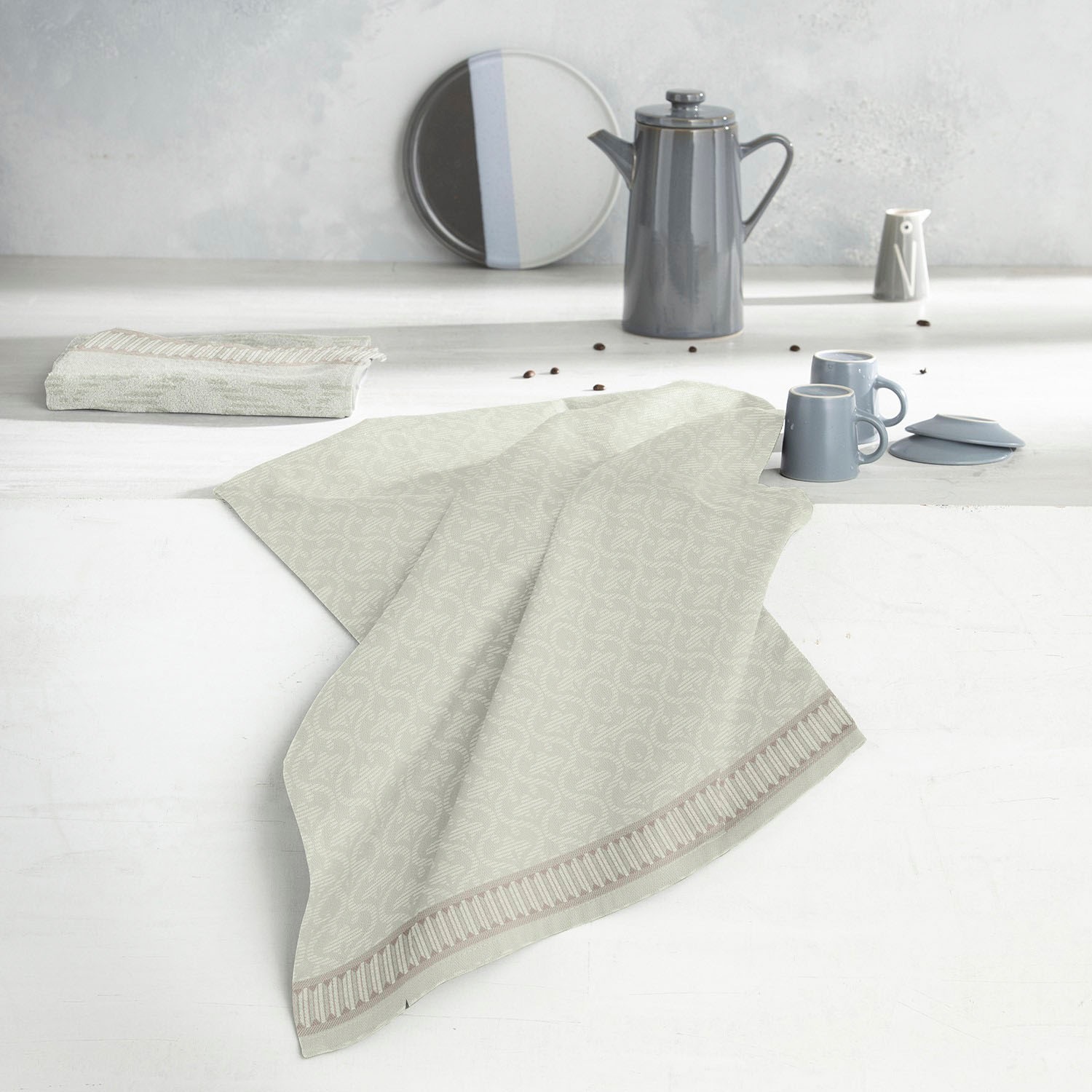 DDDDD Geschirrtuch »Lysse«, (Set, 6 tlg.), Küchenhandtuch aus weicher Frottee, 50 x 55 cm