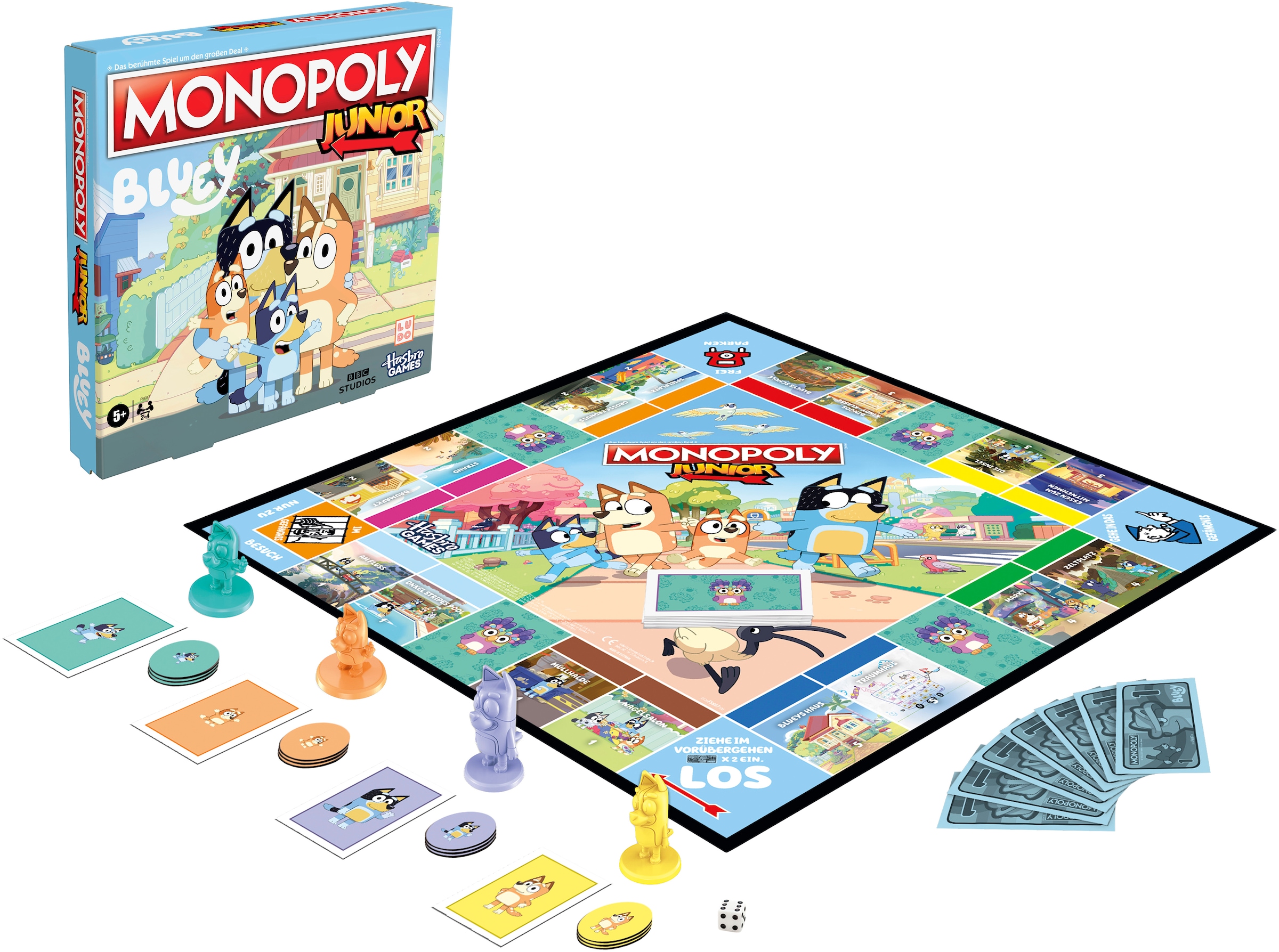 Hasbro Spiel »Monopoly Junior: Bluey Edition«