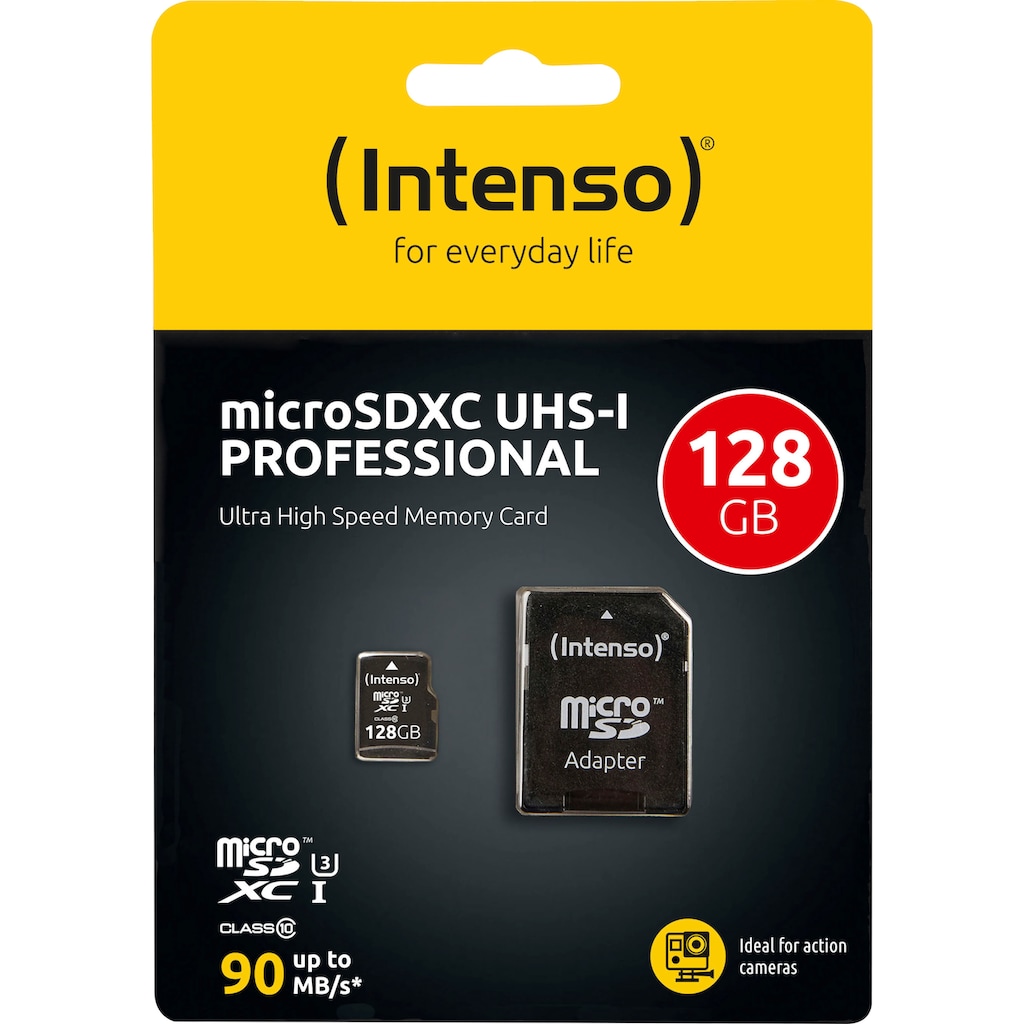 Intenso Speicherkarte »microSD Karte UHS-I Professional«