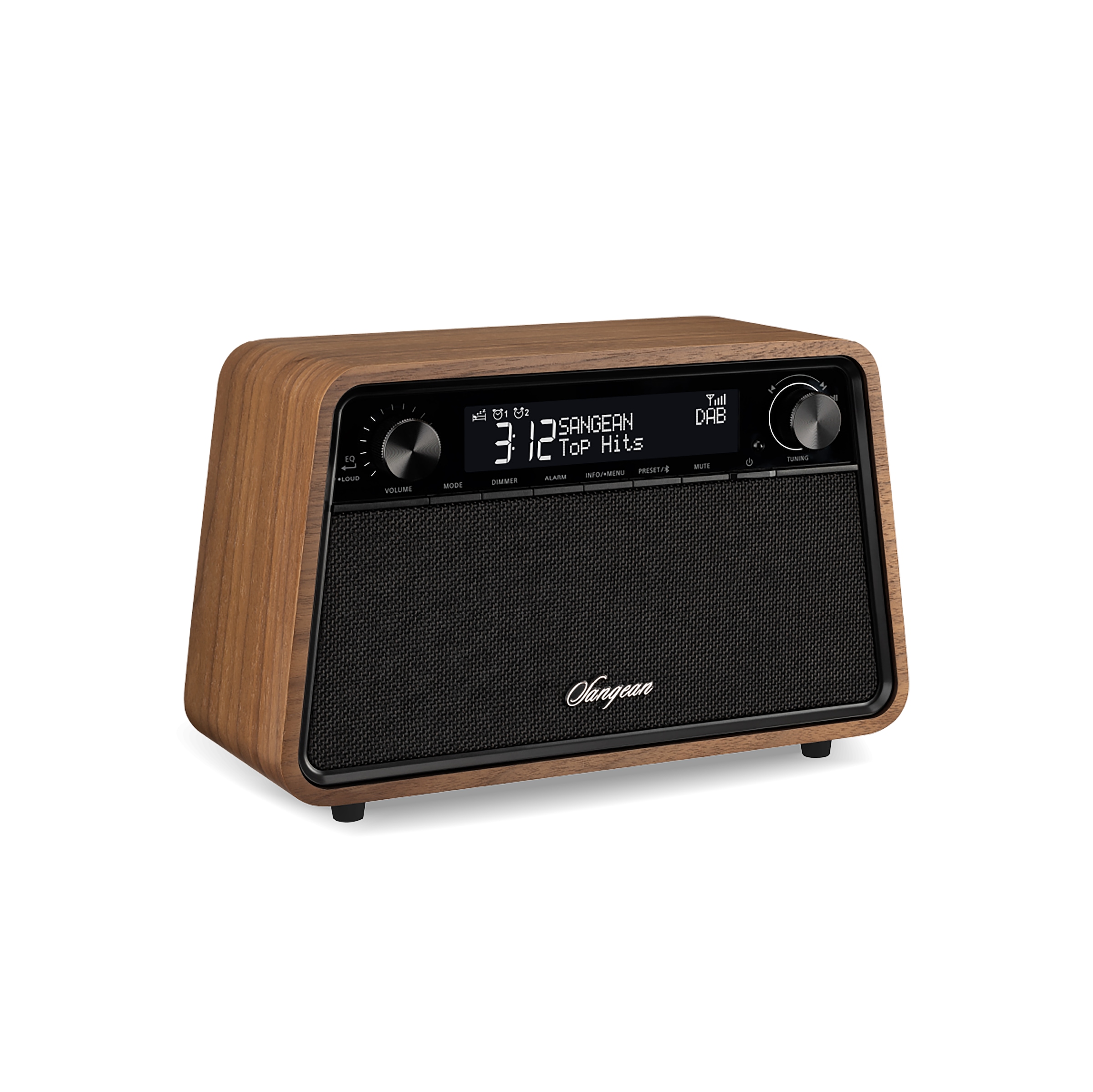 Retro-Radio »WR-201D«, (A2DP Bluetooth-AVRCP Bluetooth Digitalradio (DAB+)-FM-Tuner...