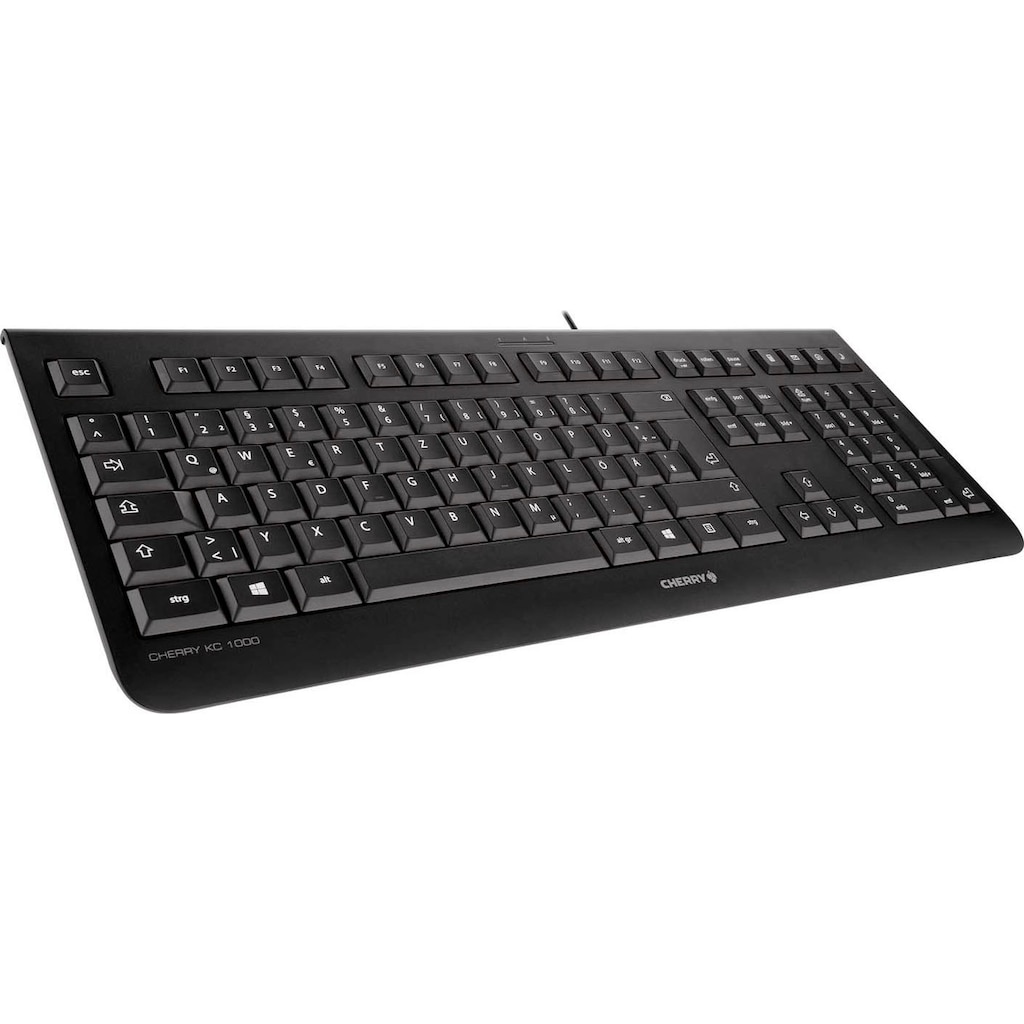 Cherry Tastatur »KC 1000«, (Ziffernblock-USB-Anschluss)