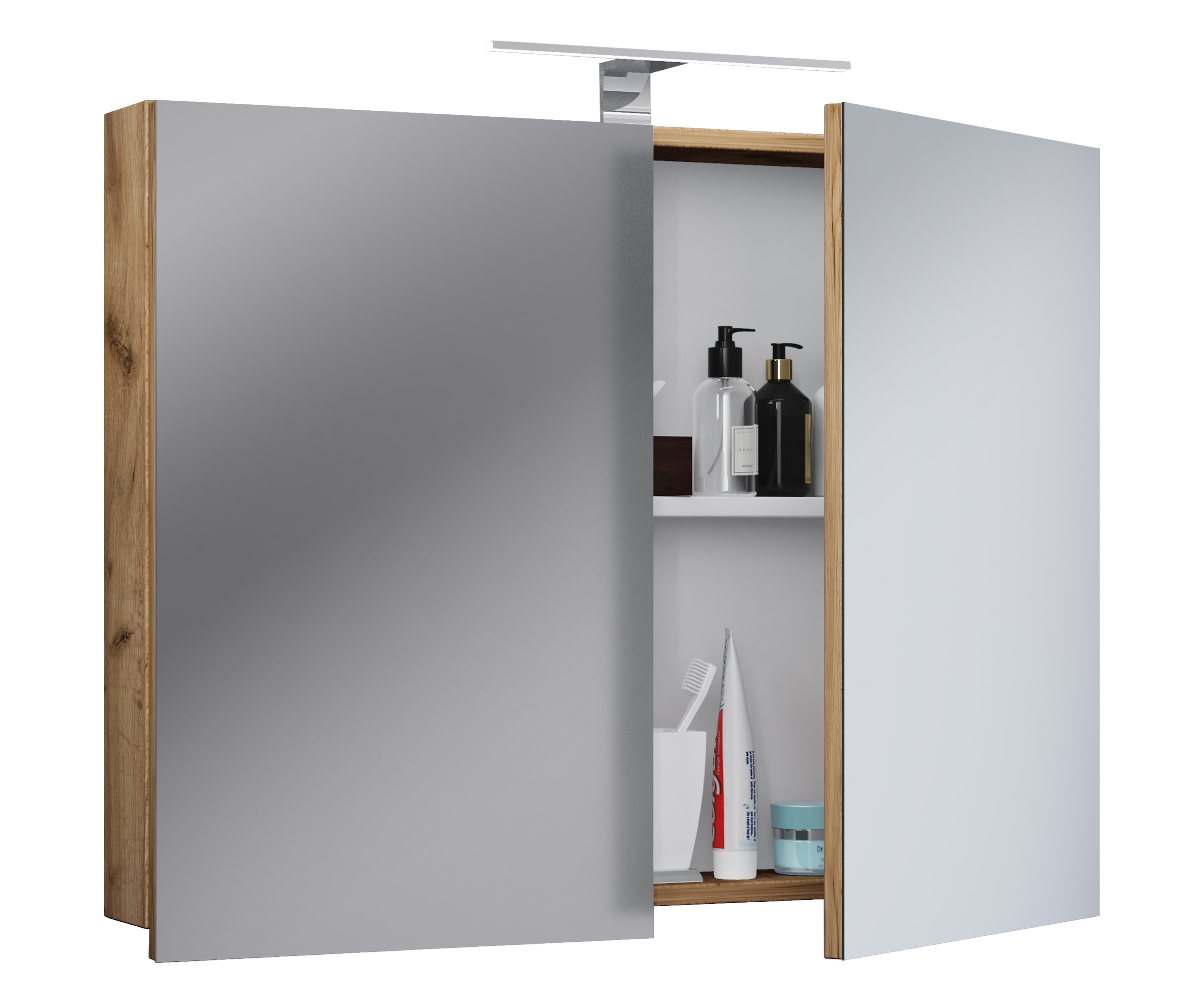 VCM Badspiegel »Spiegelschrank Spiegel Badezimmer Badinos 59x60 cm«