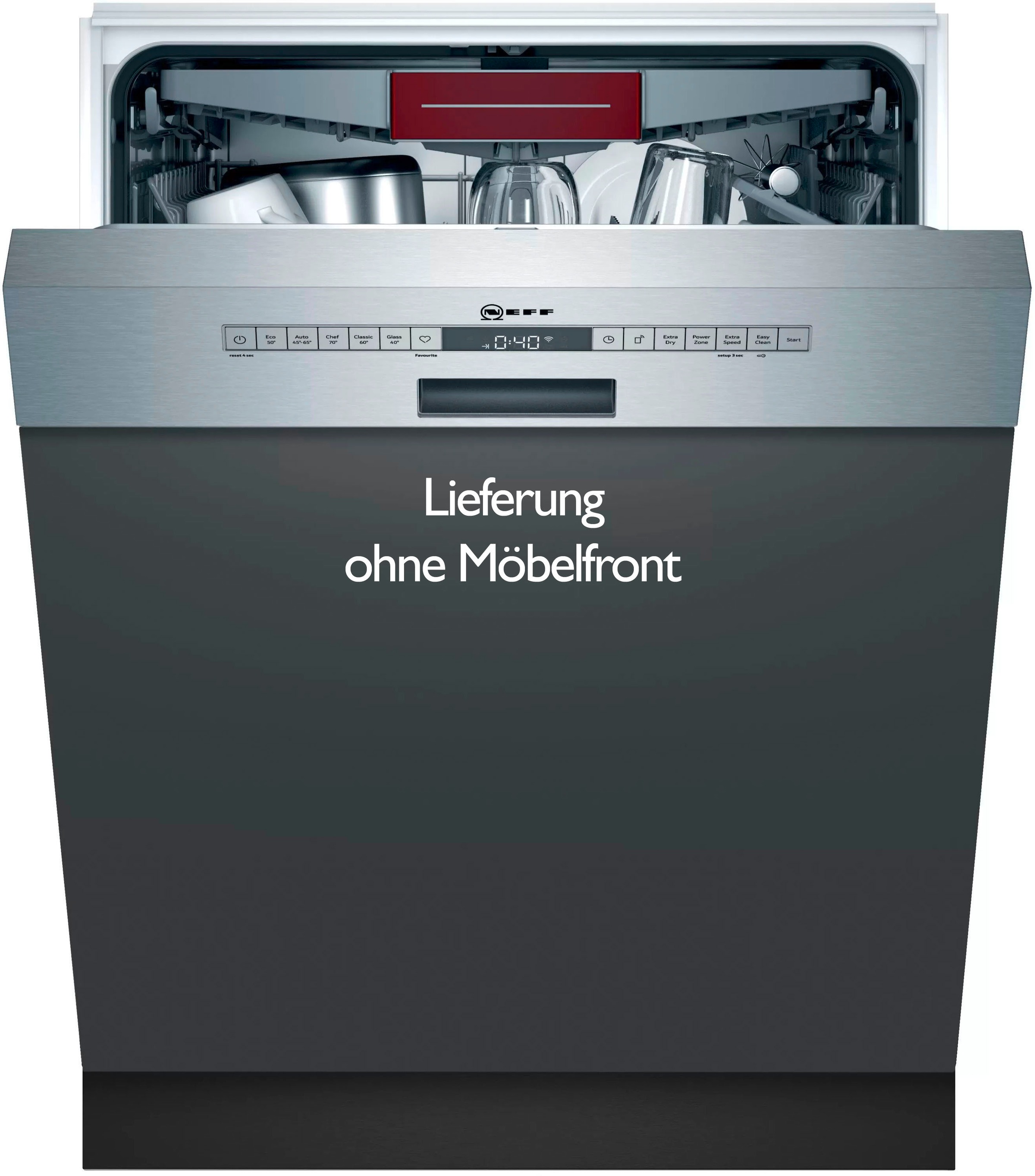 NEFF teilintegrierbarer Geschirrspüler »S145ECS05E«, S145ECS05E, 13 Maßgedecke kaufen