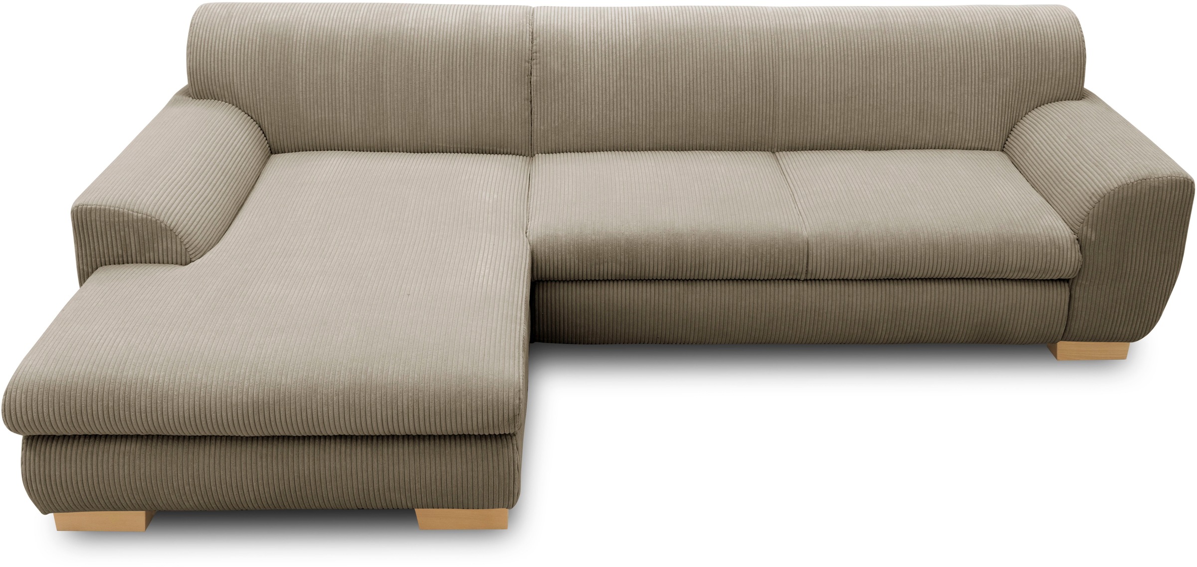 Home affaire Ecksofa »Nika L-Form«, wahlweise mit Bettfunktion, auch in Cord