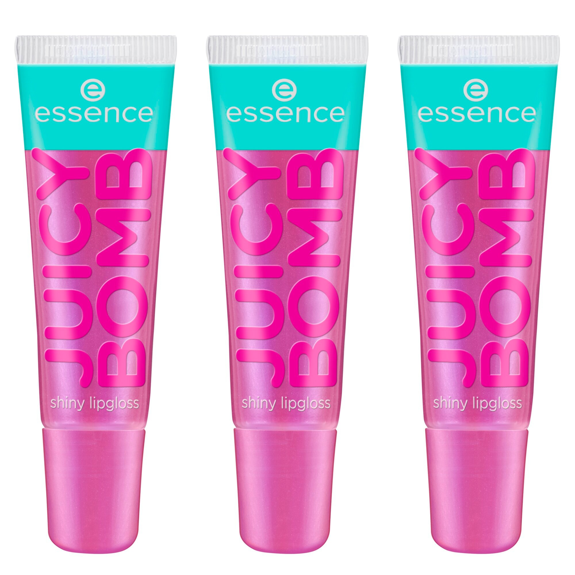 Essence Lipgloss-Set »JUICY BOMB shiny lipgloss set«, (Set, 5 tlg.), mit glänzendem Finish