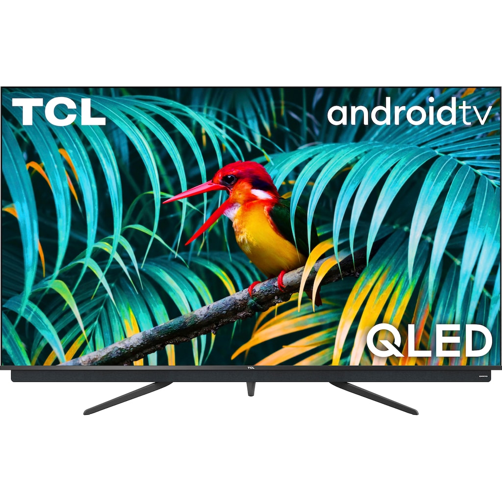 TCL QLED-Fernseher »55C815X1«, 139 cm/55 Zoll, 4K Ultra HD, Smart-TV, integrierter ONKYO Soundbar,Android TV Sprachfernbedienung