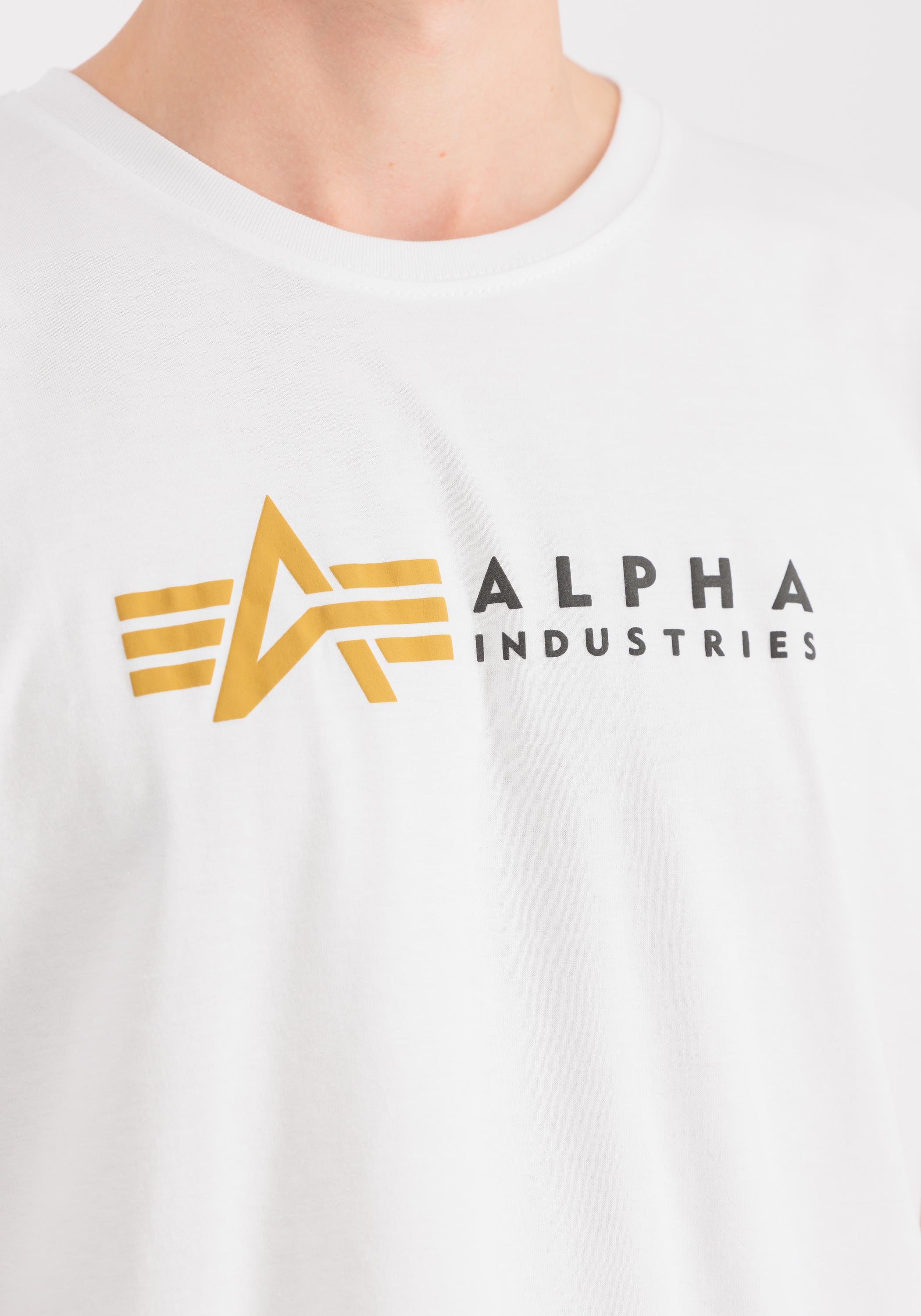 Alpha Industries T-Shirt »Alpha Industries Men - T-Shirts Alpha Label T Puff Print«
