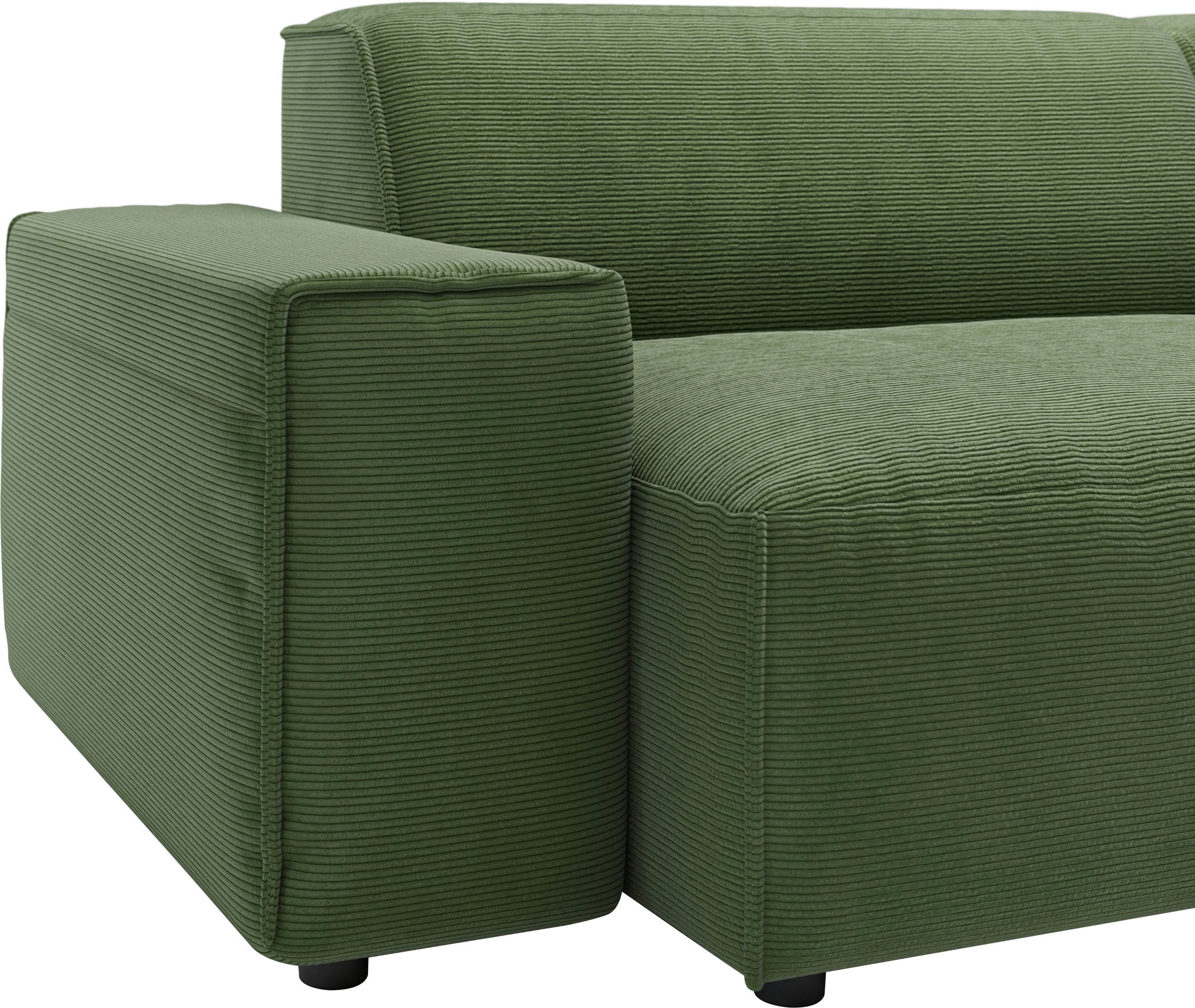 andas Ecksofa »Glimminge L-Form auch in Breitcord, Feincord + Easy care-Bezug,«, Breite 234, Zierkissen