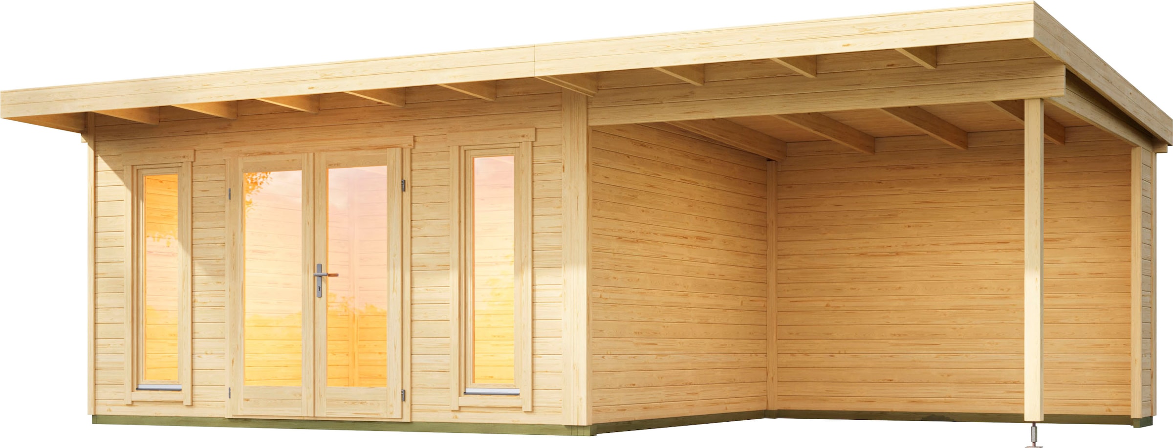 LASITA MAJA Gartenhaus-Anbaudach »für Gartenhaus Sicily 1 und 2«, BxT 300x350 cm
