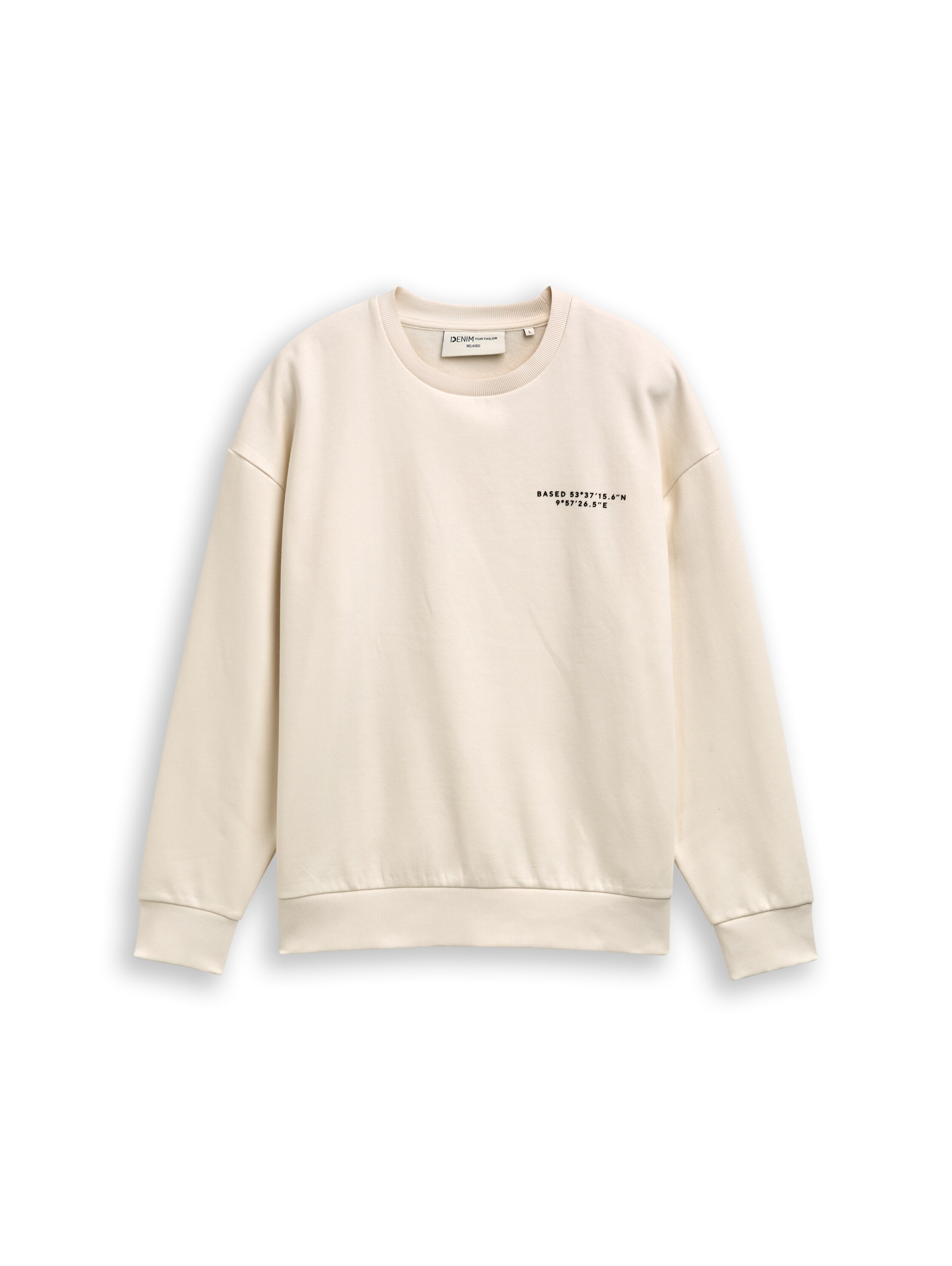 TOM TAILOR Denim Sweatshirt mit Schriftzügen