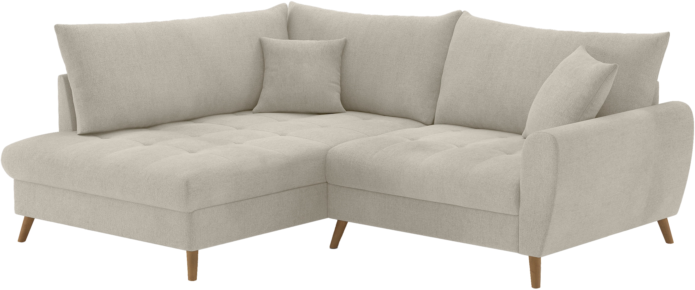 Mr. Couch Ecksofa »Blackburn II, L-Form«, Mit Kaltschaumpolsterung bis 140 kg belastbar