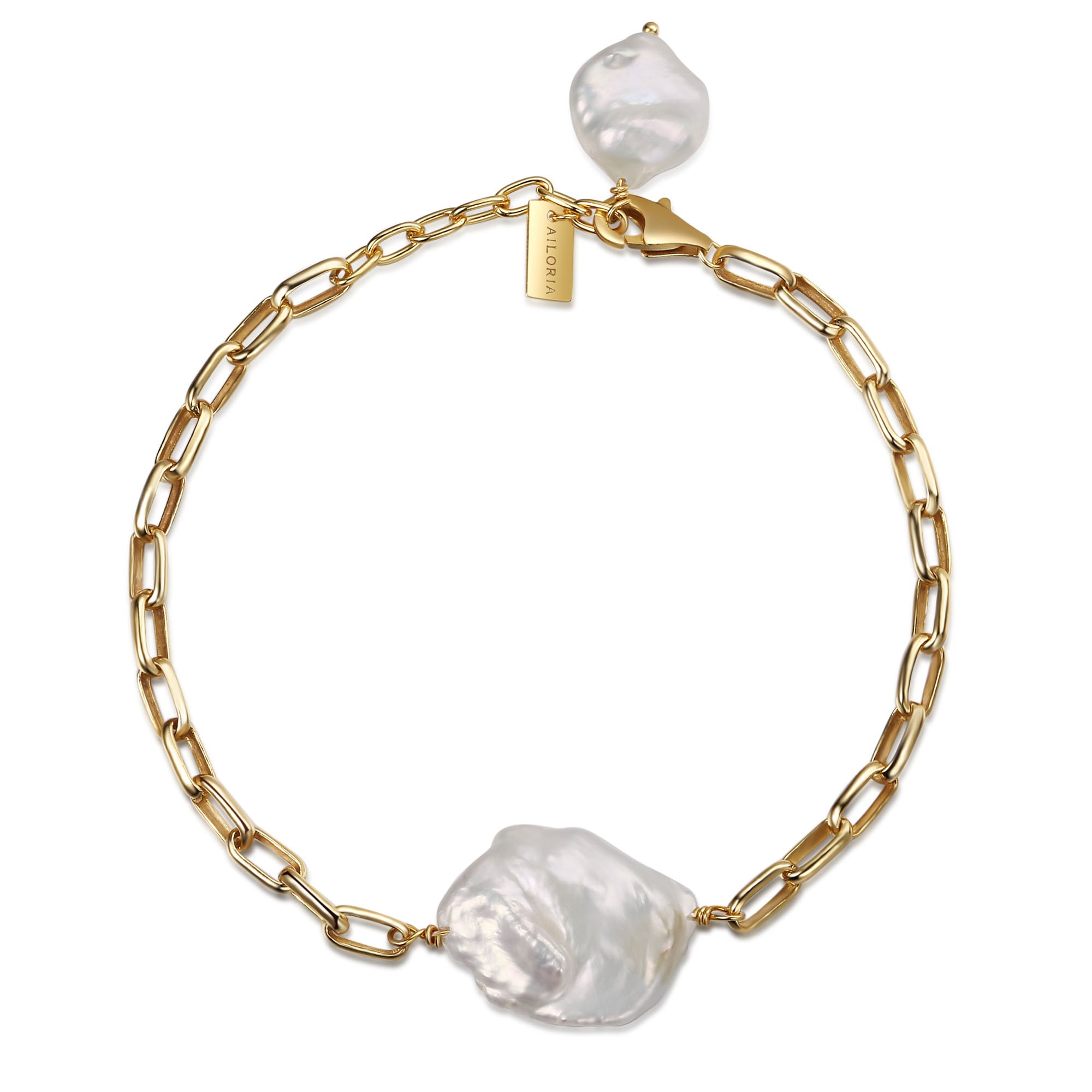 Armband »Armband gold/weiße Perle SHINJU«