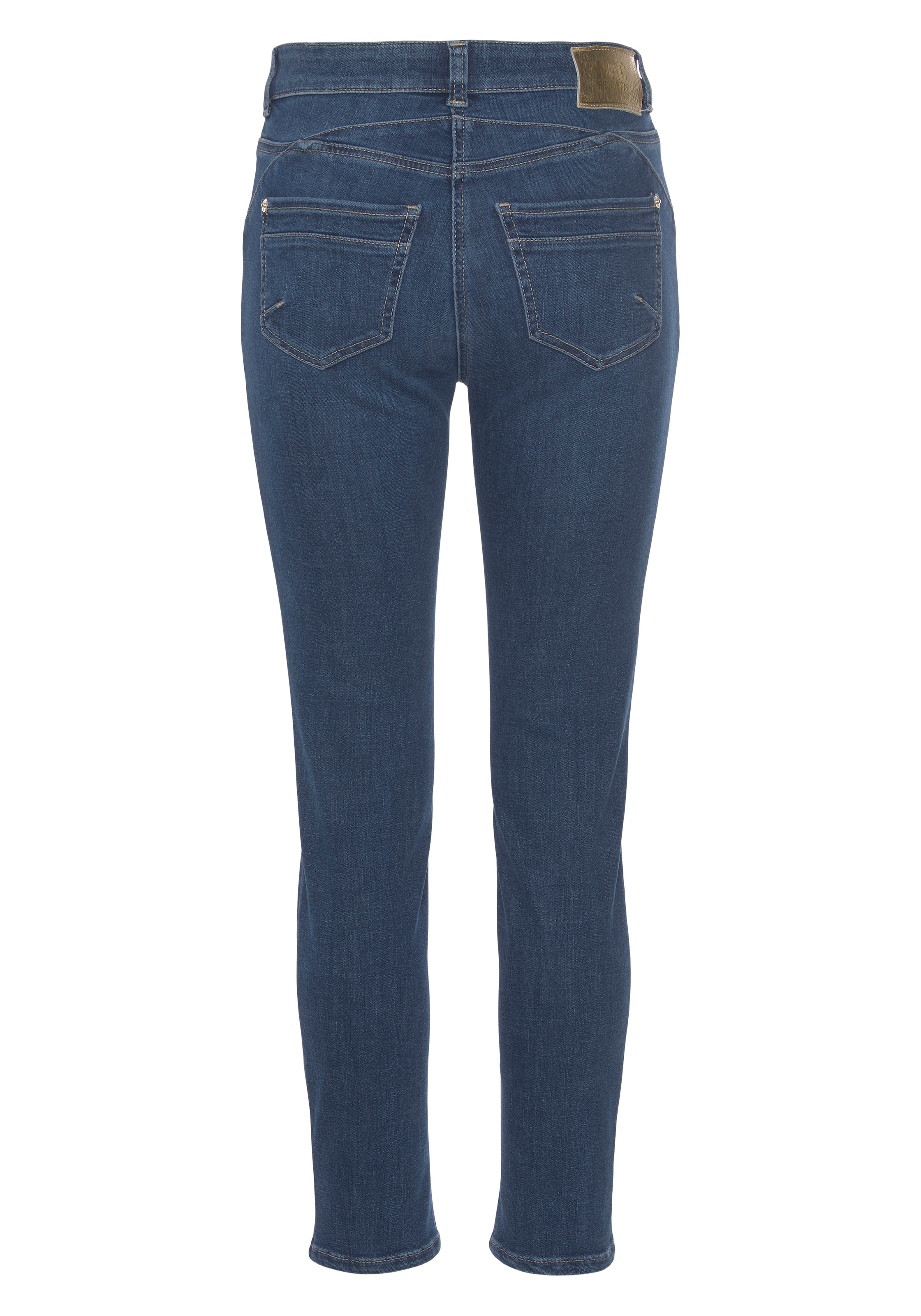 MAC Slim-fit-Jeans »Rich-Slim«, Robuste strukturierte Denimqualität