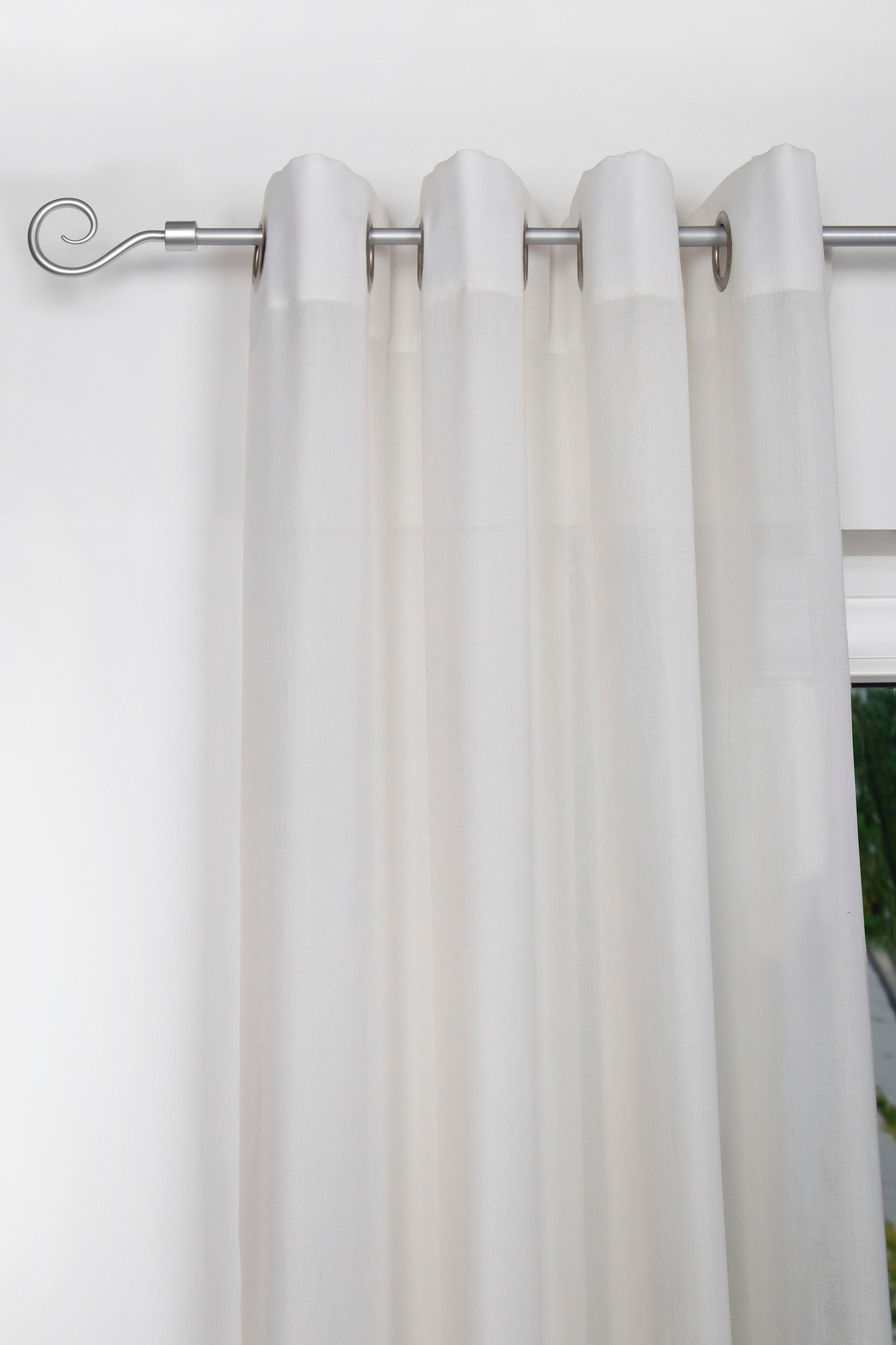 mydeco Gardinenstange »Hook«, 1 läufig-läufig, ausziehbar