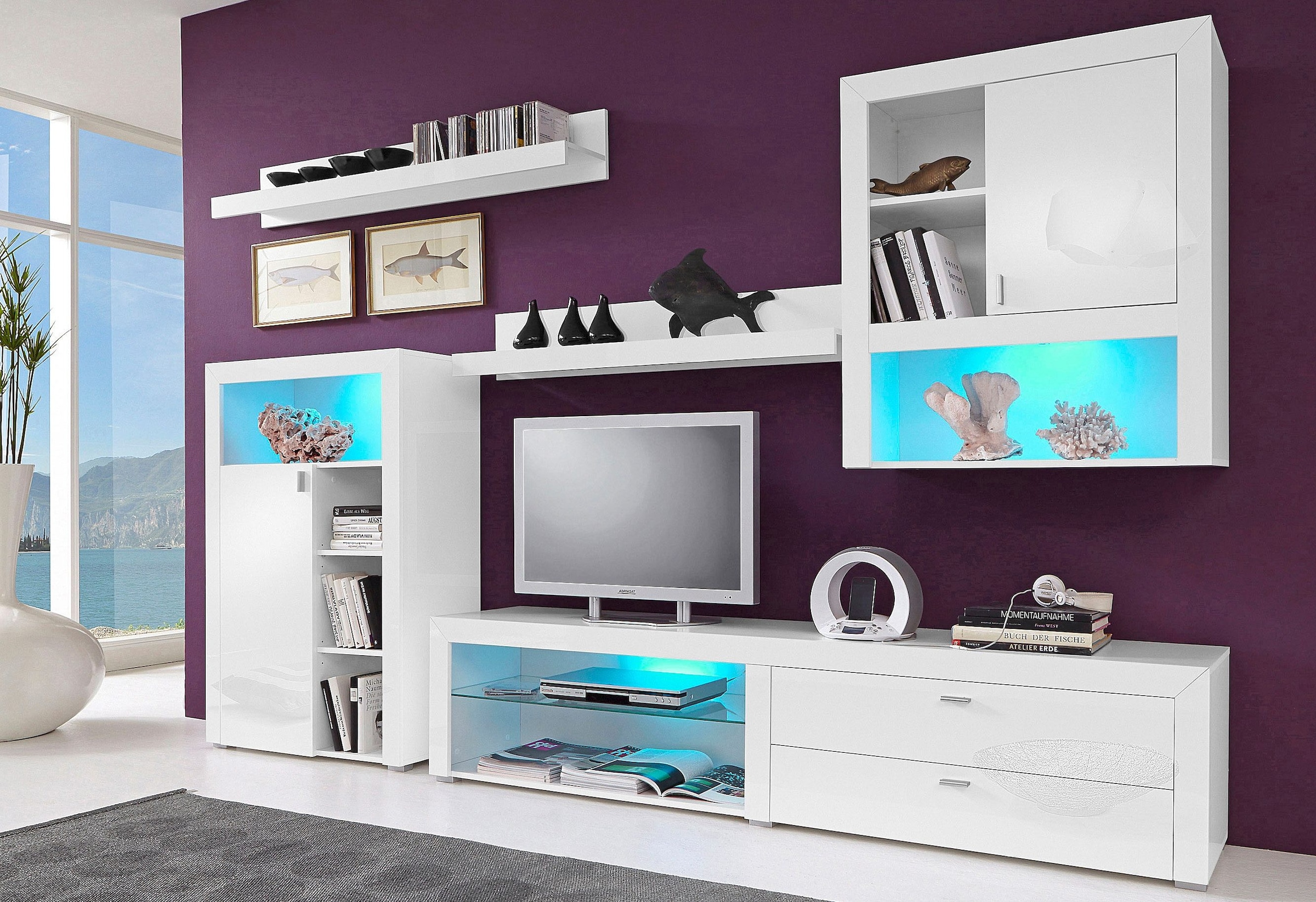 Home affaire LED Glaskantenbeleuchtung LED-Modul 2 Stk. Farbwechsler