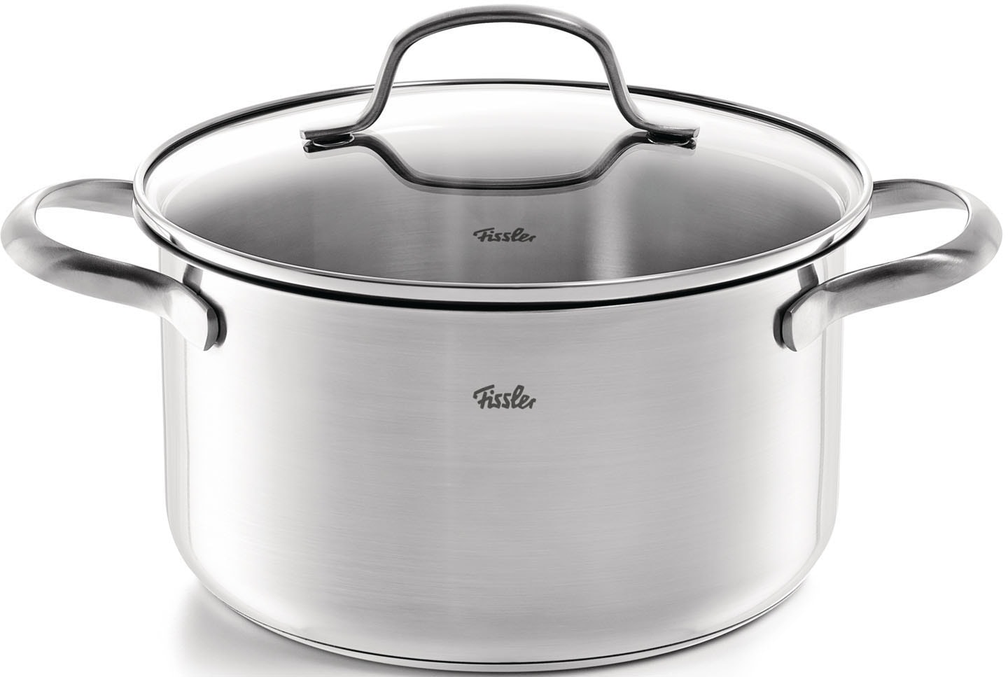 Fissler Topf-Set »San Francisco« Set, Bratentopf 20 cm, je 1 Kochtopf 16/20/24 cm, Stielkasserolle 16 cm, 9 Stk. tlg. Edelstahl 18/10