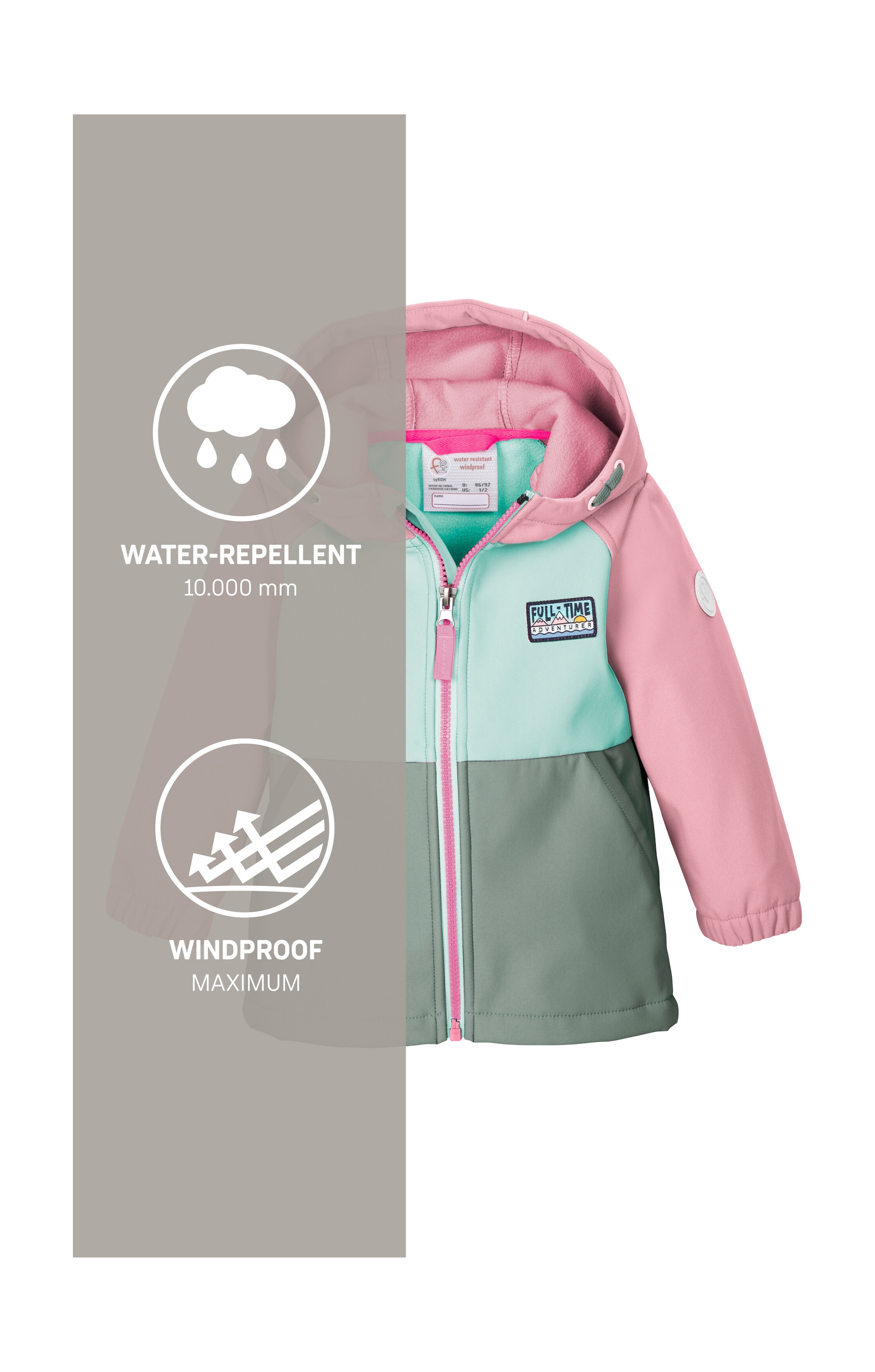 first instinct by killtec Softshelljacke »FIOS 13 MNS SFTSHLL JCKT« Softshelljacke: wasserabweisend, winddicht, PFAS-frei imprägniert