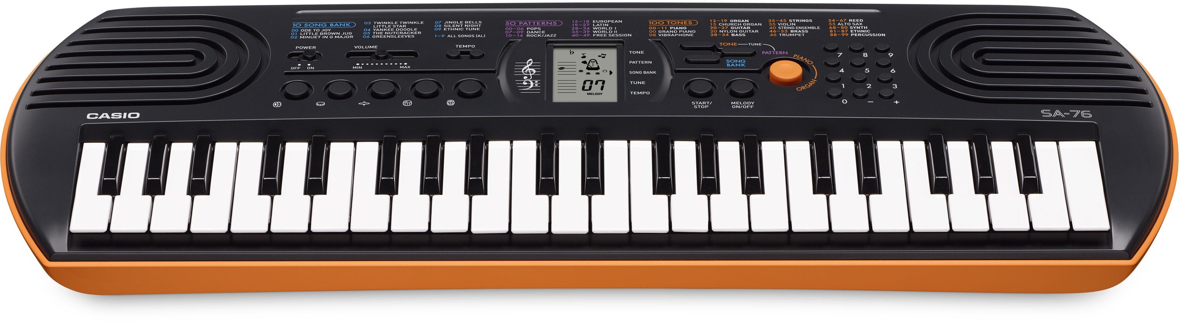 CASIO Home-Keyboard »Mini-Keyboard SA-76«, mit 44 Minitasten