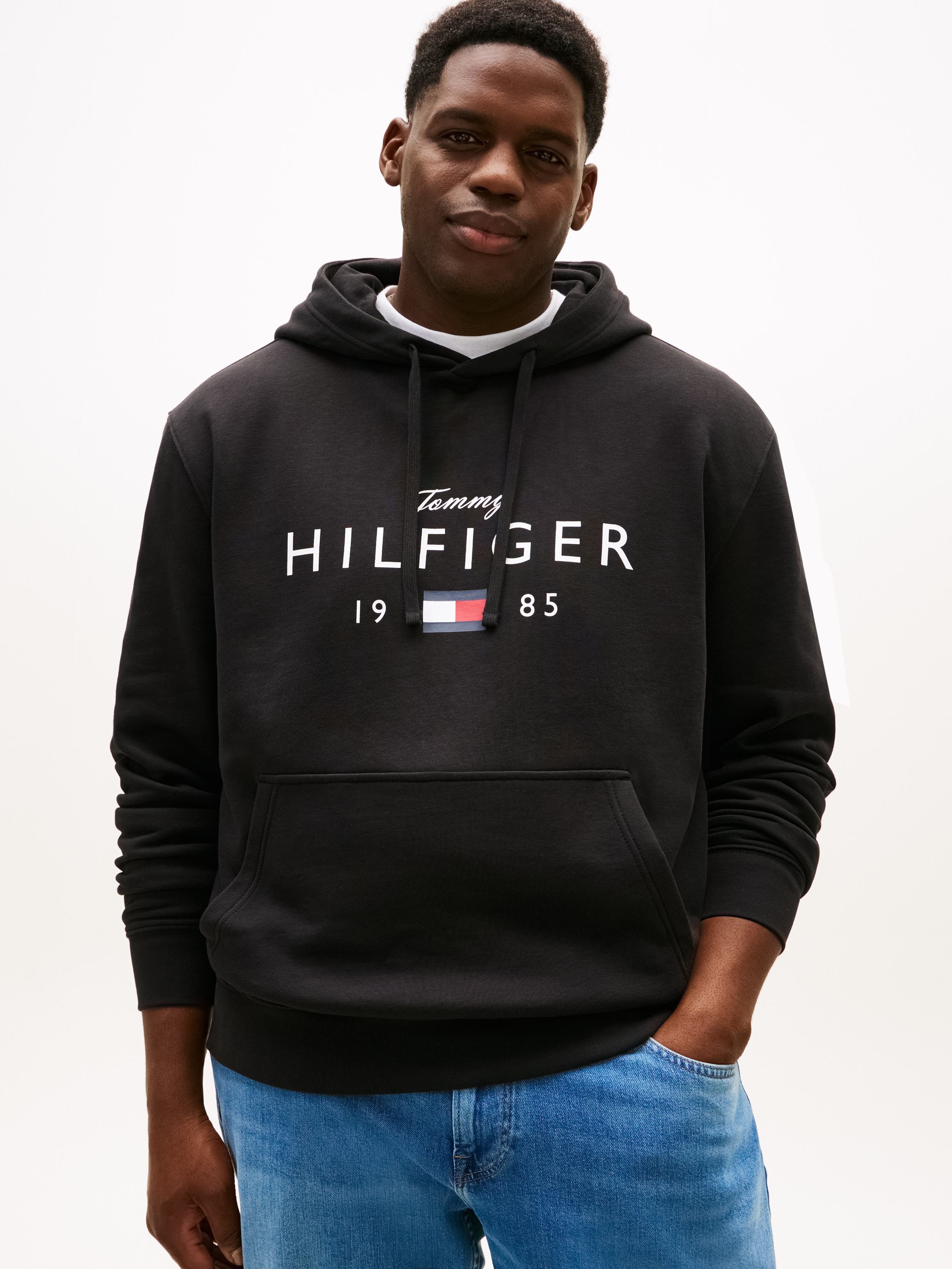 Tommy Hilfiger Big & Tall Hoodie »BT-BRANDLOVE BIG HILFIGER«, mit Logo-Grafik, Große Größen, regular fit
