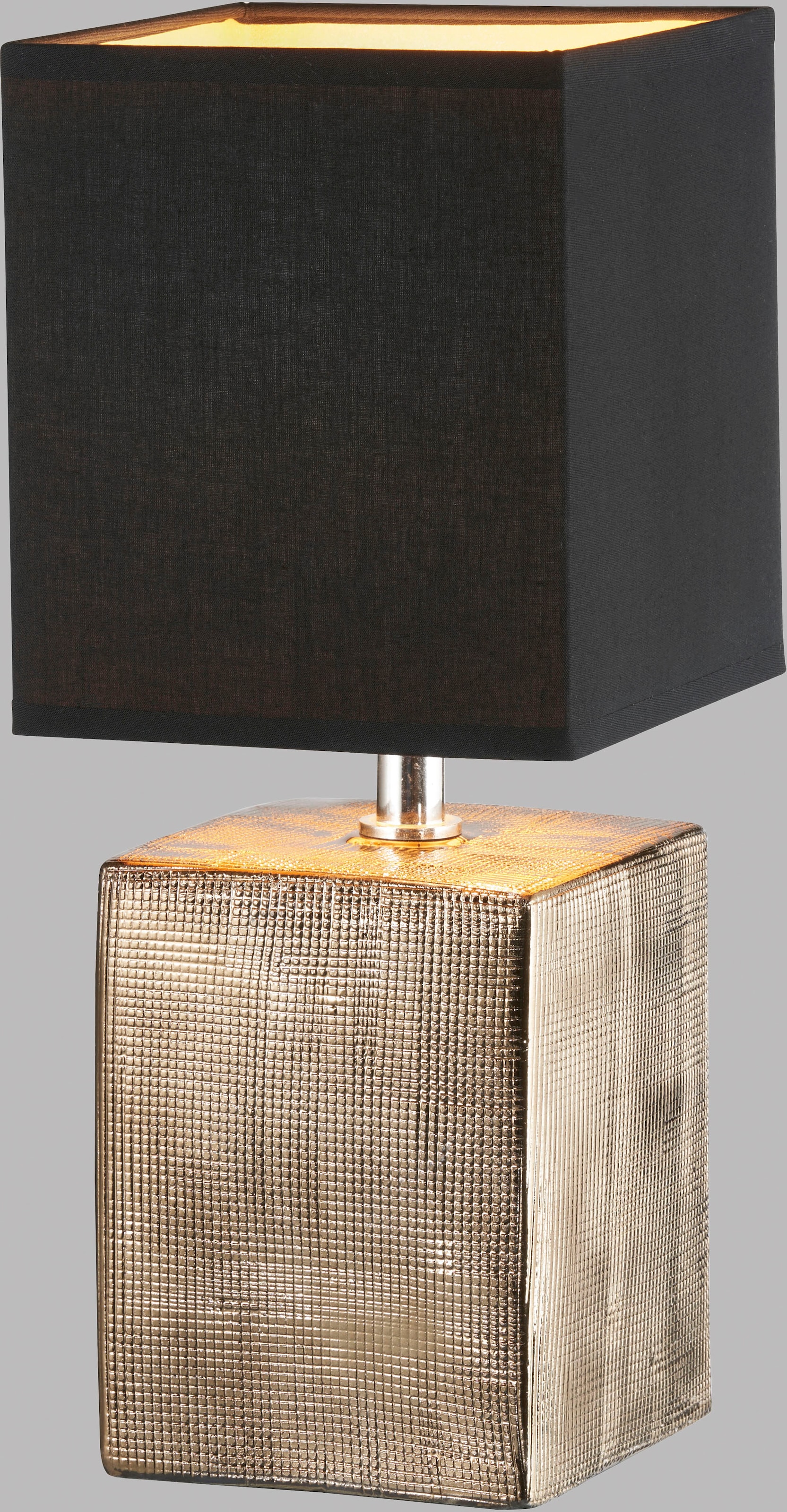FISCHER & HONSEL Tischleuchte »Ouro«, Leuchtmittel E14 | Leuchtmittel wechselbar, extravaganten Materialkombination