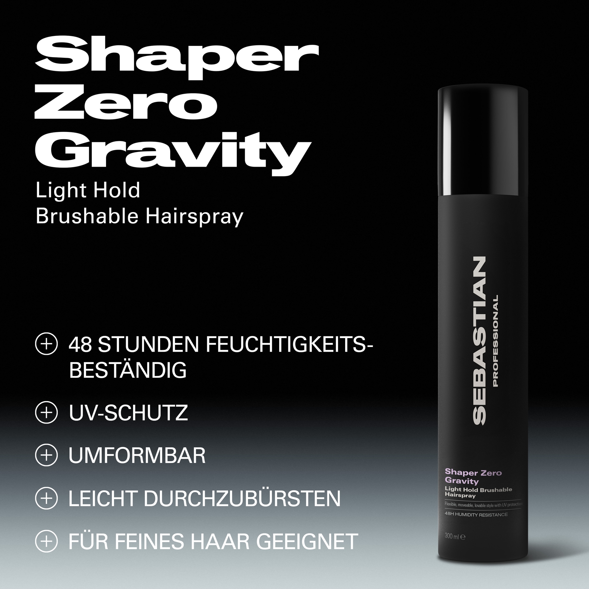 Sebastian Professional Haarpflege-Spray »Shaper Zero« für glanzloses Haar, gegen Frizz, mit feuchtigkeitsspendender Pflege