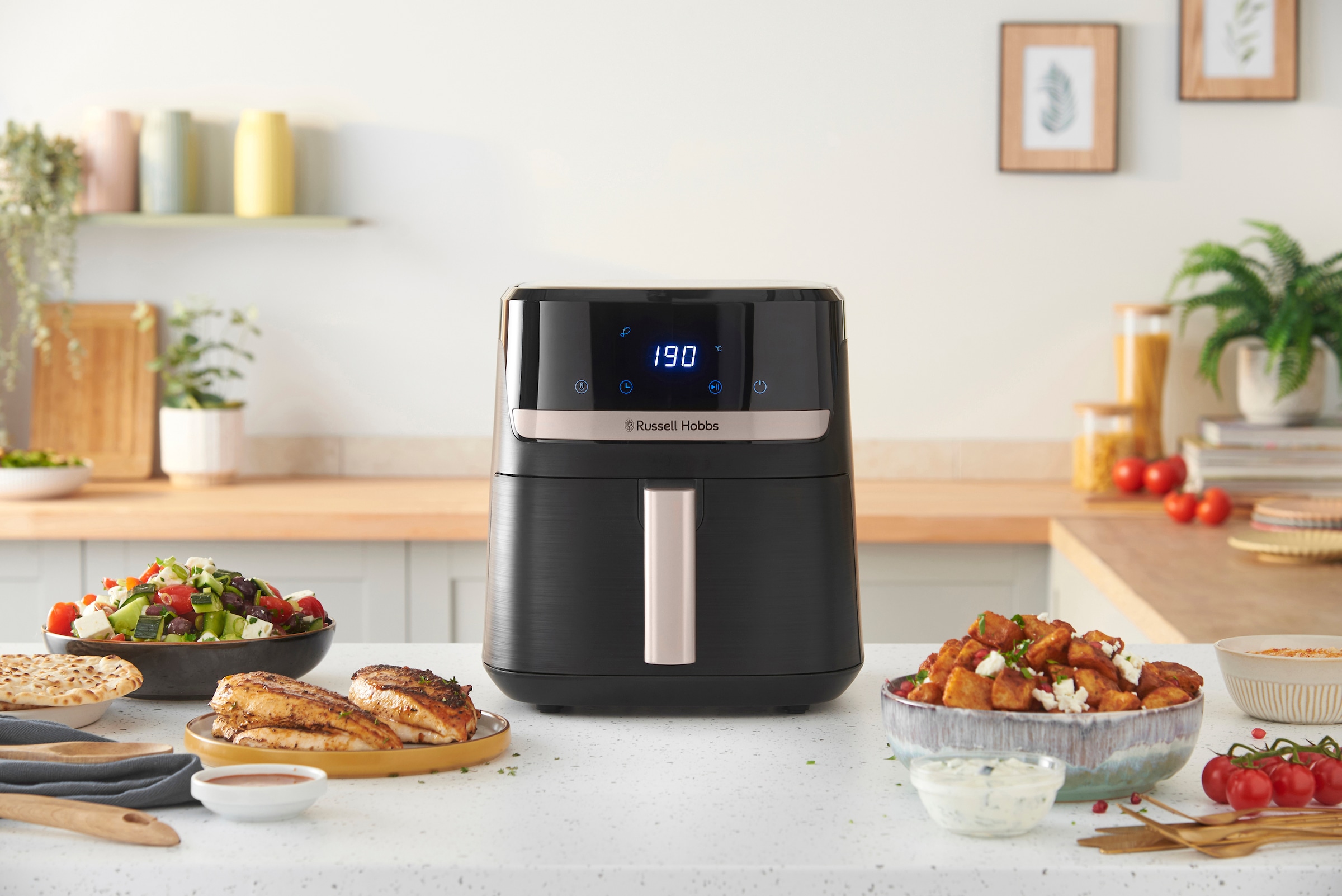 RUSSELL HOBBS Heißluftfritteuse »27620-56 SatisFry, 5L«, 1500 W, Airfryer–wenig oder kein Öl erforderlich, 9 Programme, 5,5 L