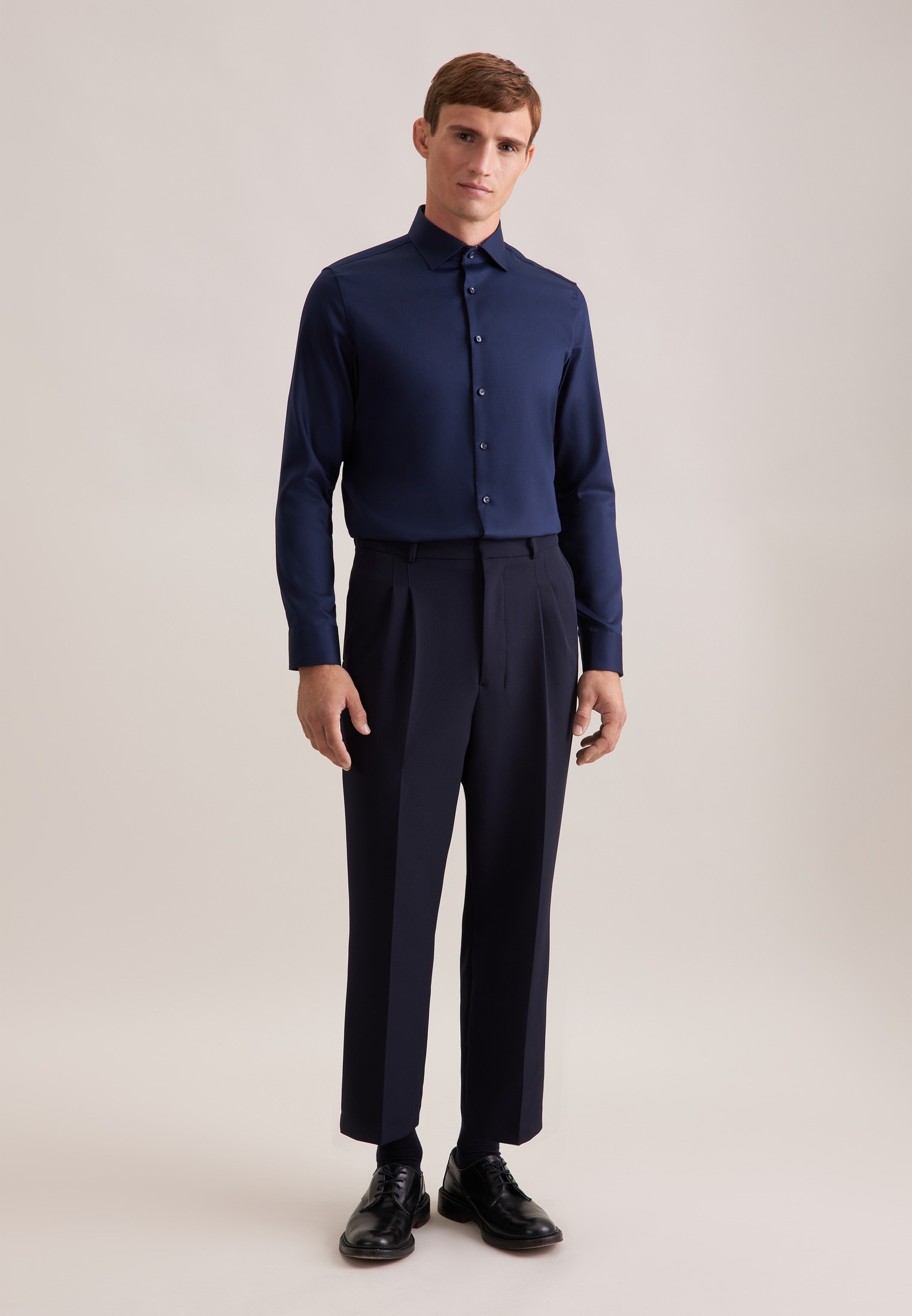 seidensticker Businesshemd »Schwarze Rose« Slim 1/1 Kentkragen Uni