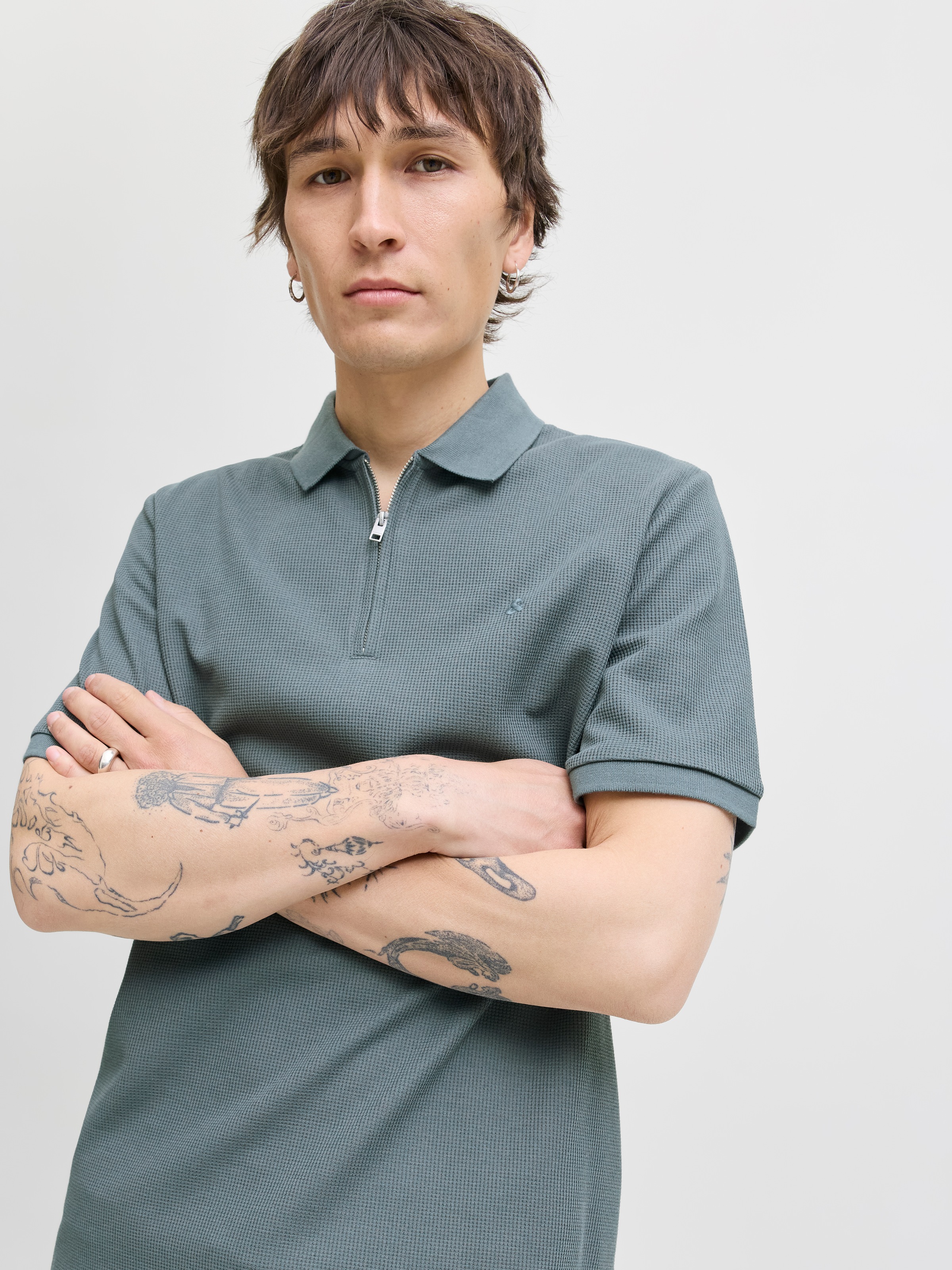 Jack & Jones Poloshirt »JJEAUSTIN ZIP POLO SS NOOS«