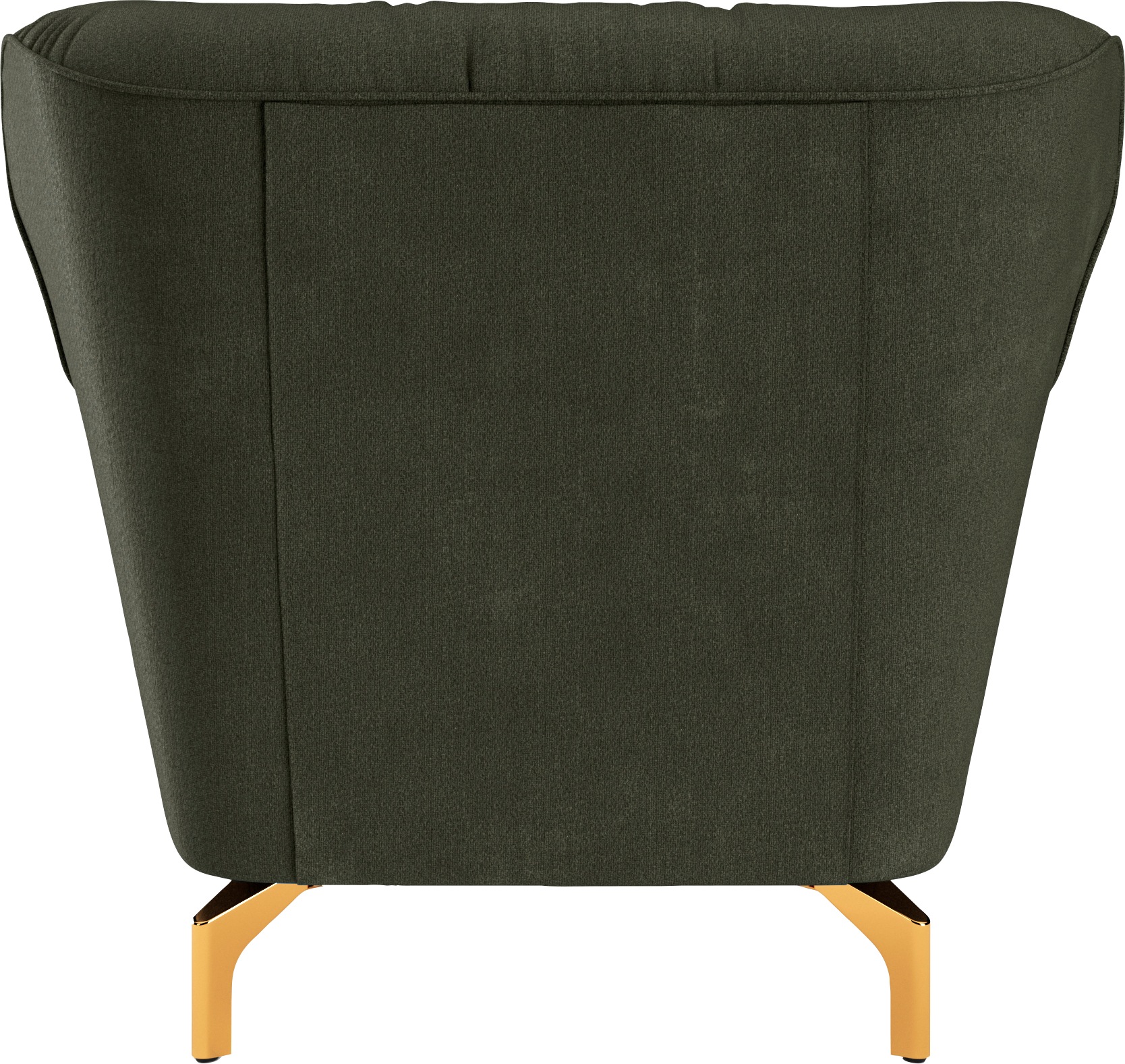 sit&more Sessel »Orient 3«, inkl. 1 Zierkissen mit Strass-Stein, goldfarbene Metallfüße