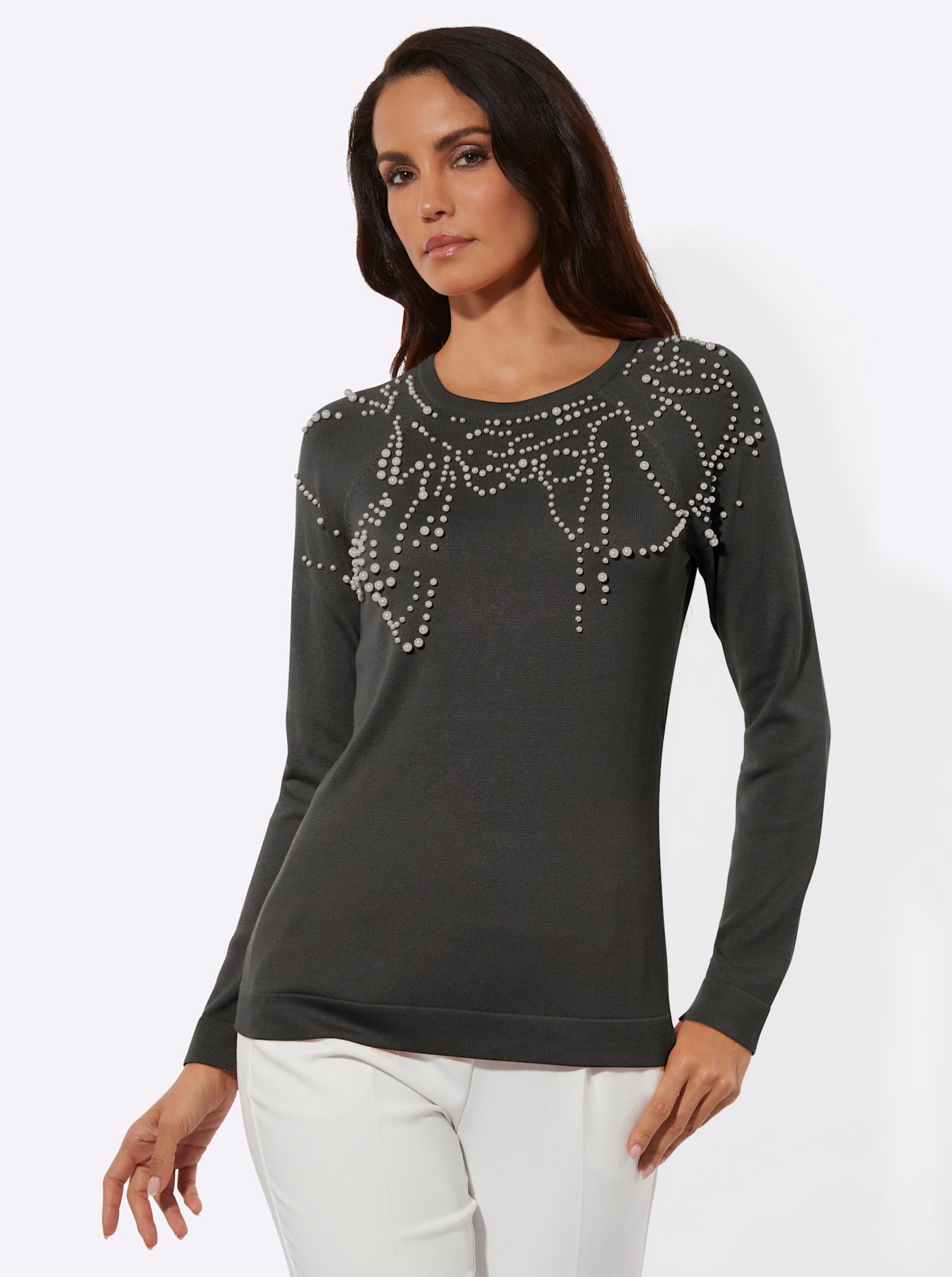 creation L Strickpullover »Modal-Baumwoll-Pullover«