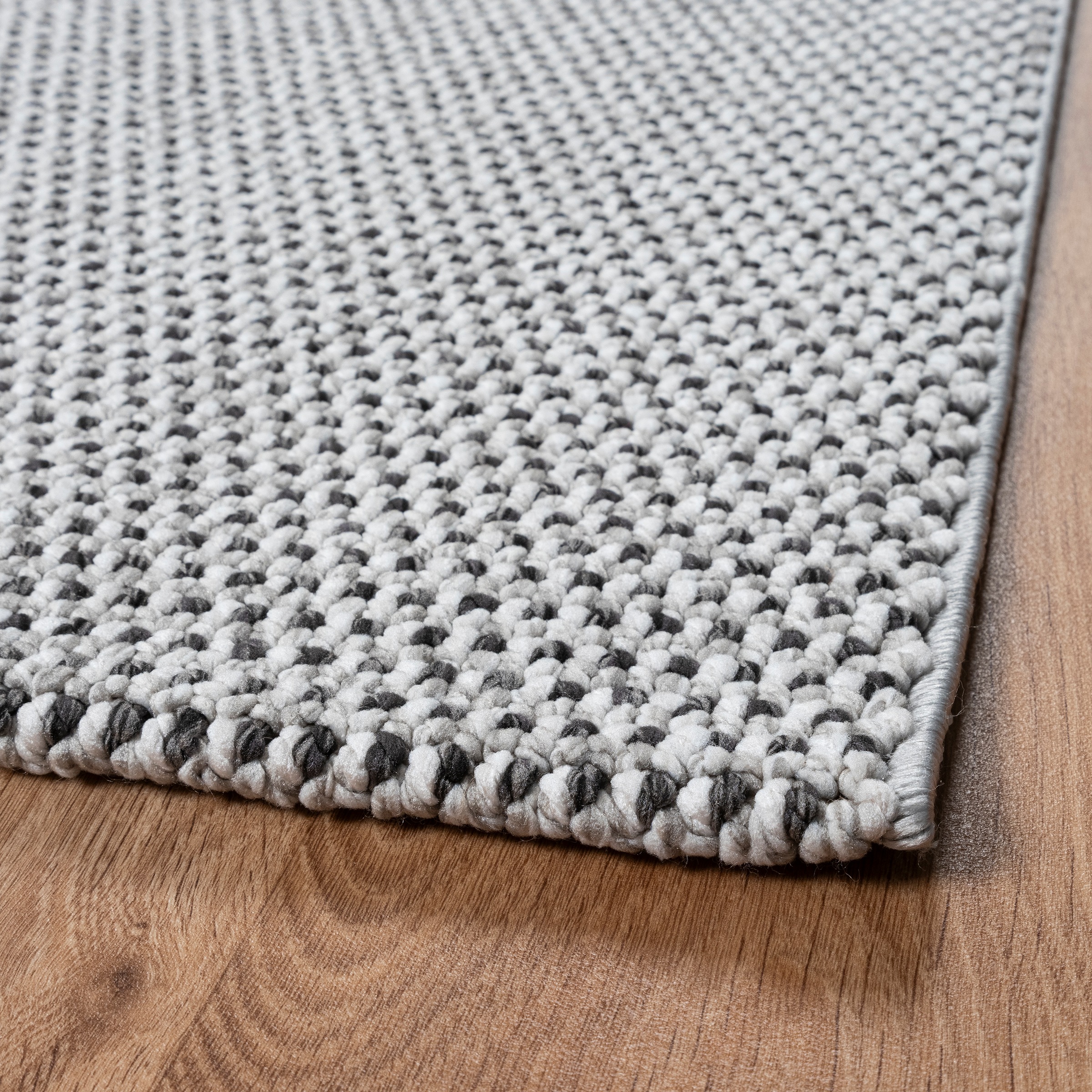 Sanat Teppich »Lora Plus, auch als Läufer«, rechteckig, 5 mm Höhe, Kurzflor, uni, gekettelt, Wohnzimmer, Kinderzimmer