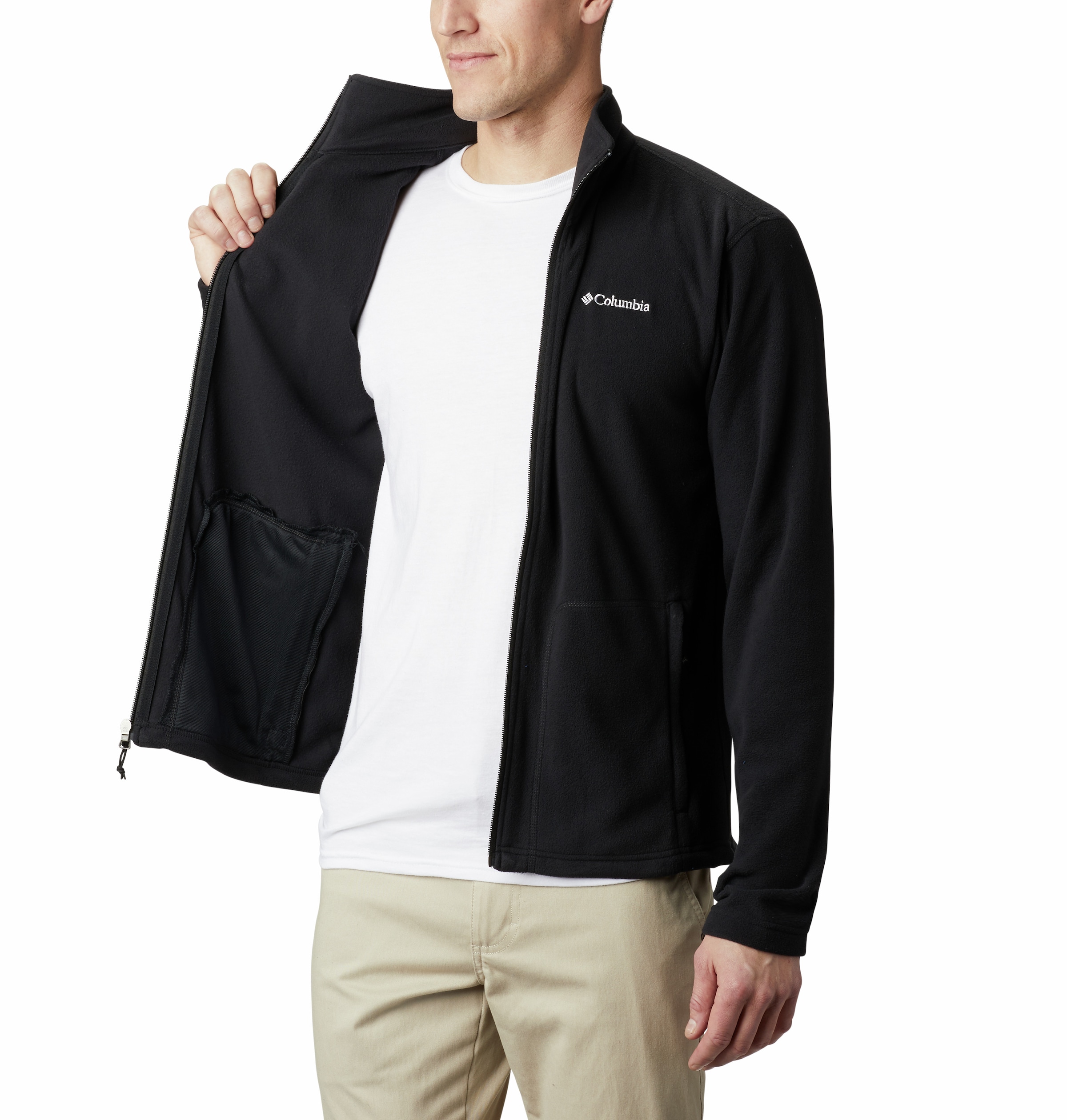 Columbia Fleecejacke »Fast Trek™ Light FZ Fleece«, (1 St.), mit kontrastfarbenen Details