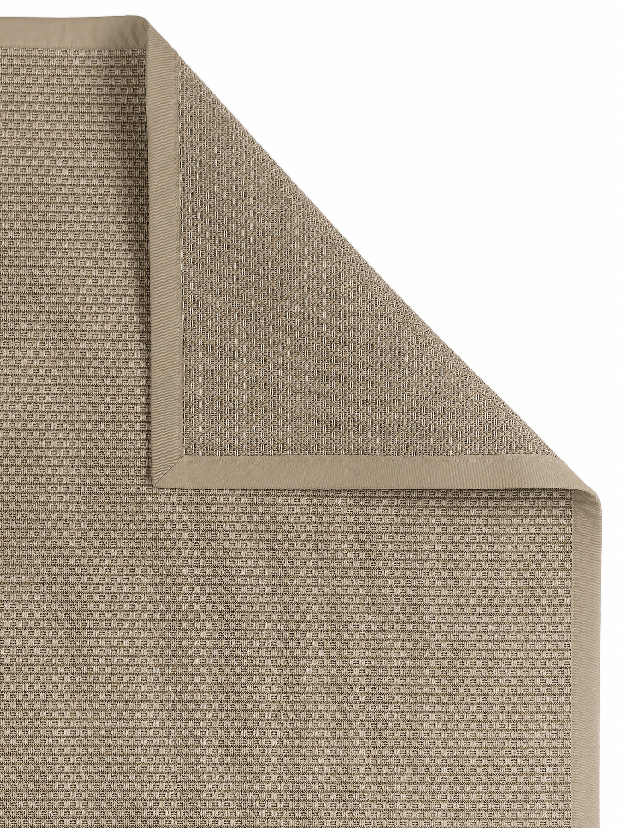 Dekowe Teppich »Basic S2 Karree« rechteckig 10 mm Höhe Sisaloptik, mit Bordüre, In- und Outdoor geeignet