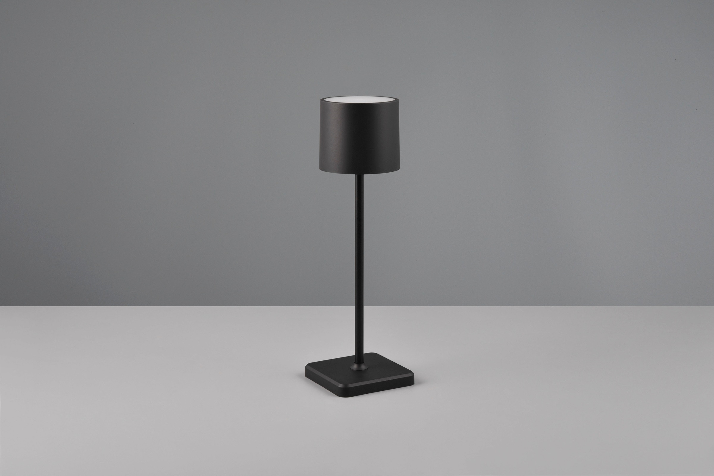 REALITY Leuchten LED Außen-Tischleuchte »Fernandez«, LED fest integriert, dimmbar, Lichtfarbe einstellbar, USB Ladestation
