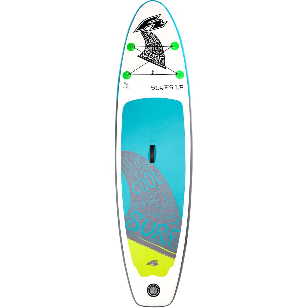 F2 Inflatable SUP-Board »F2 Surf's Up Kids«, (Set, 5 tlg., mit Paddel), Stand Up Paddling