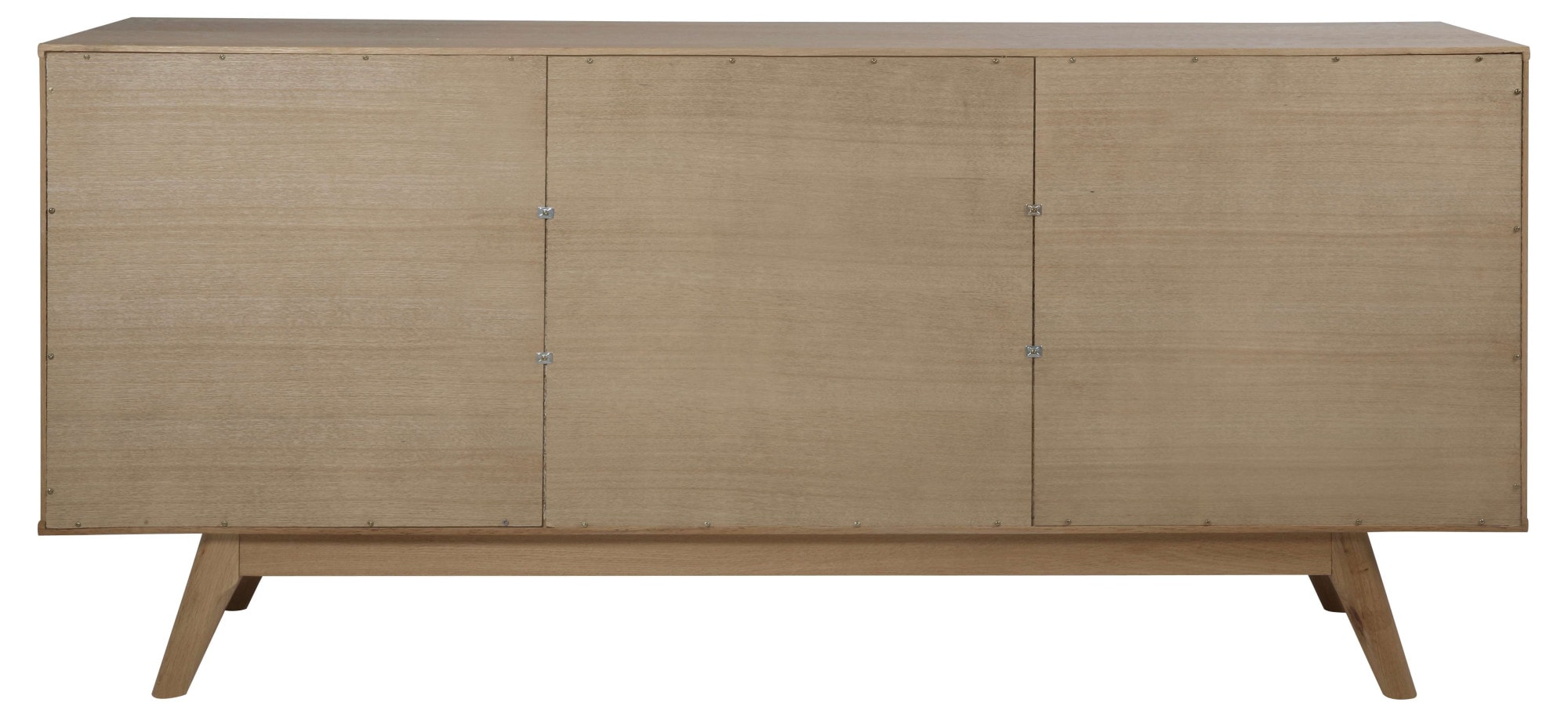 ACTONA GROUP Sideboard »Marte« Anrichte, Eiche/Furnier, 2 Schiebetüren, 4 Schubladen, Breite 180 cm