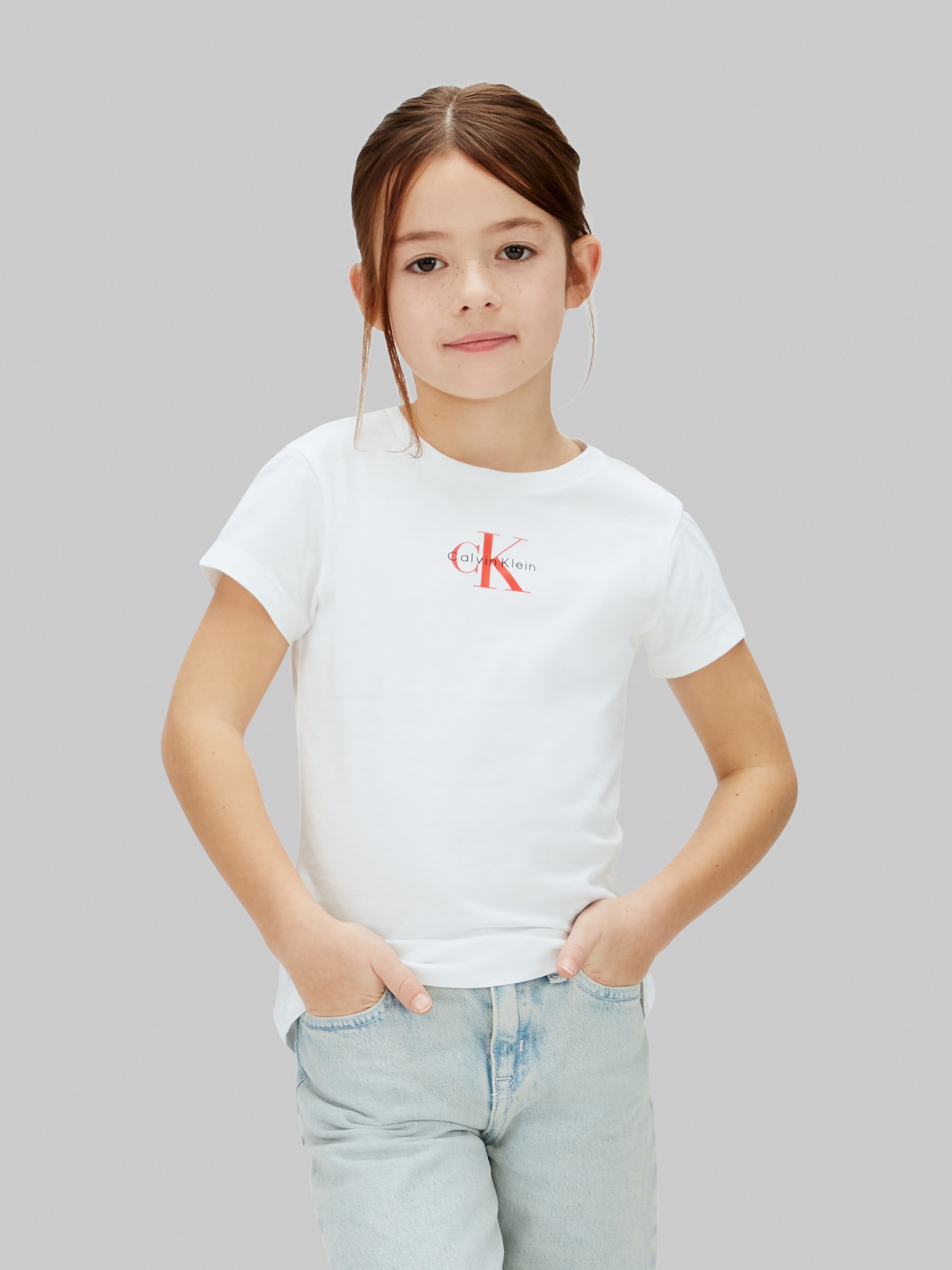 Calvin Klein Jeans T-Shirt »MICRO MONOGRAM TOP« Regular fit für Kinder