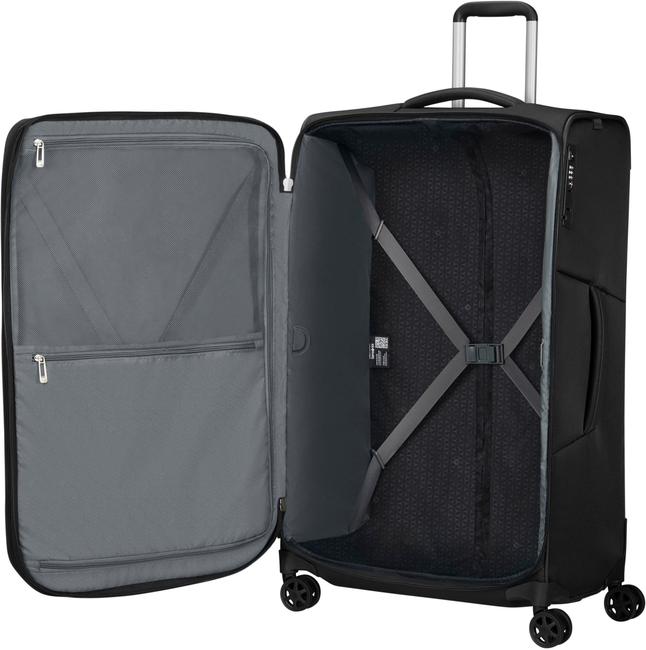 Samsonite Weichgepäck-Trolley »RESPARK exp, verschiedene Größen und Farben«, 4 Rollen, Reisekoffer Aufgabegepäck Reisegepäck mit Volumenerweiterung