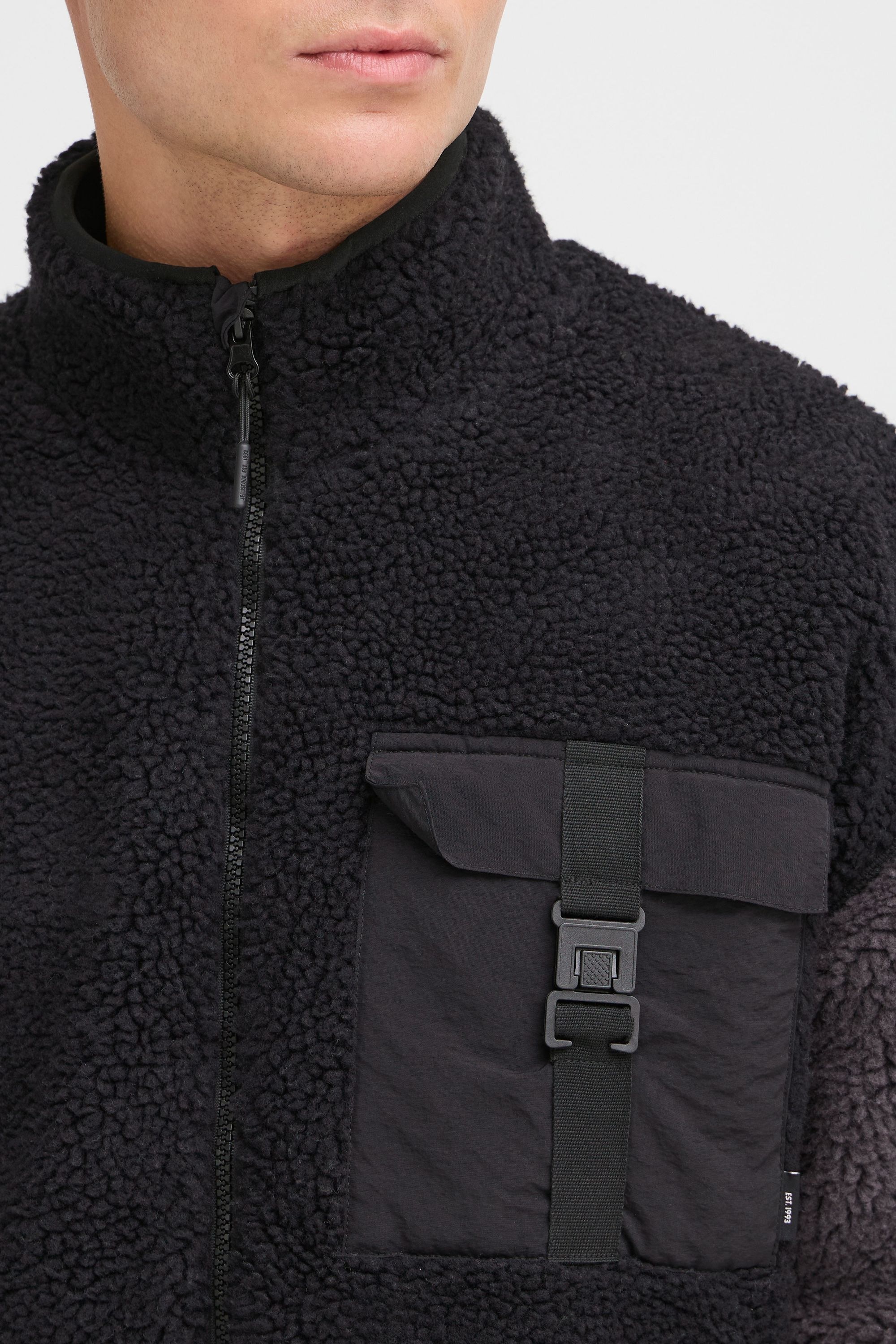Indicode Fellimitatjacke »Fellimitatjacke IDTrautmar«, ohne Kapuze