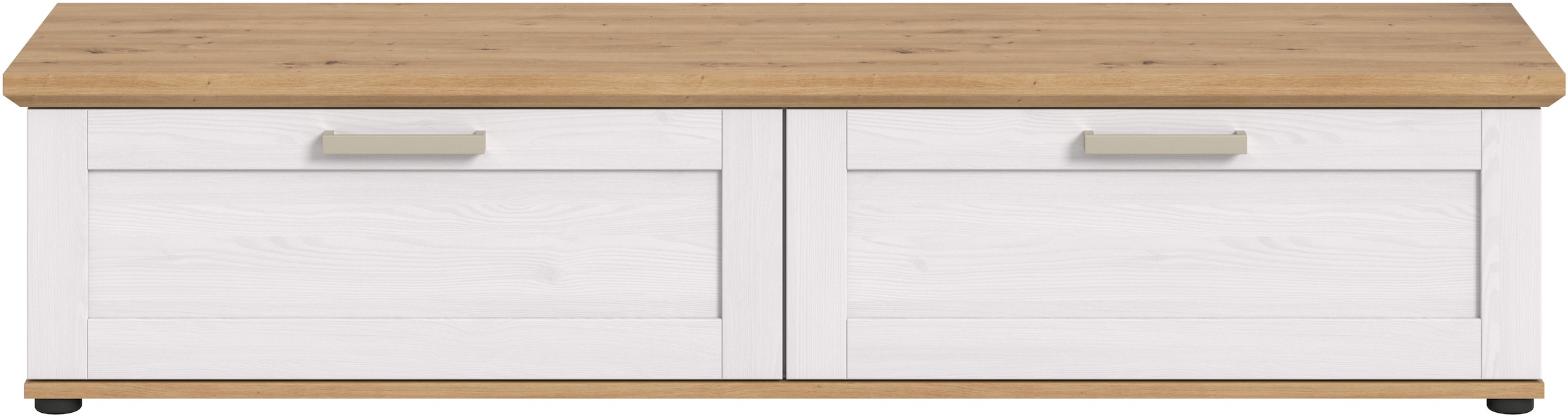 Home affaire Lowboard »Cosenza«, Cosenza Lowboard 164 cm, 2 Klappen, 2 Fächer, Wohnzimmer