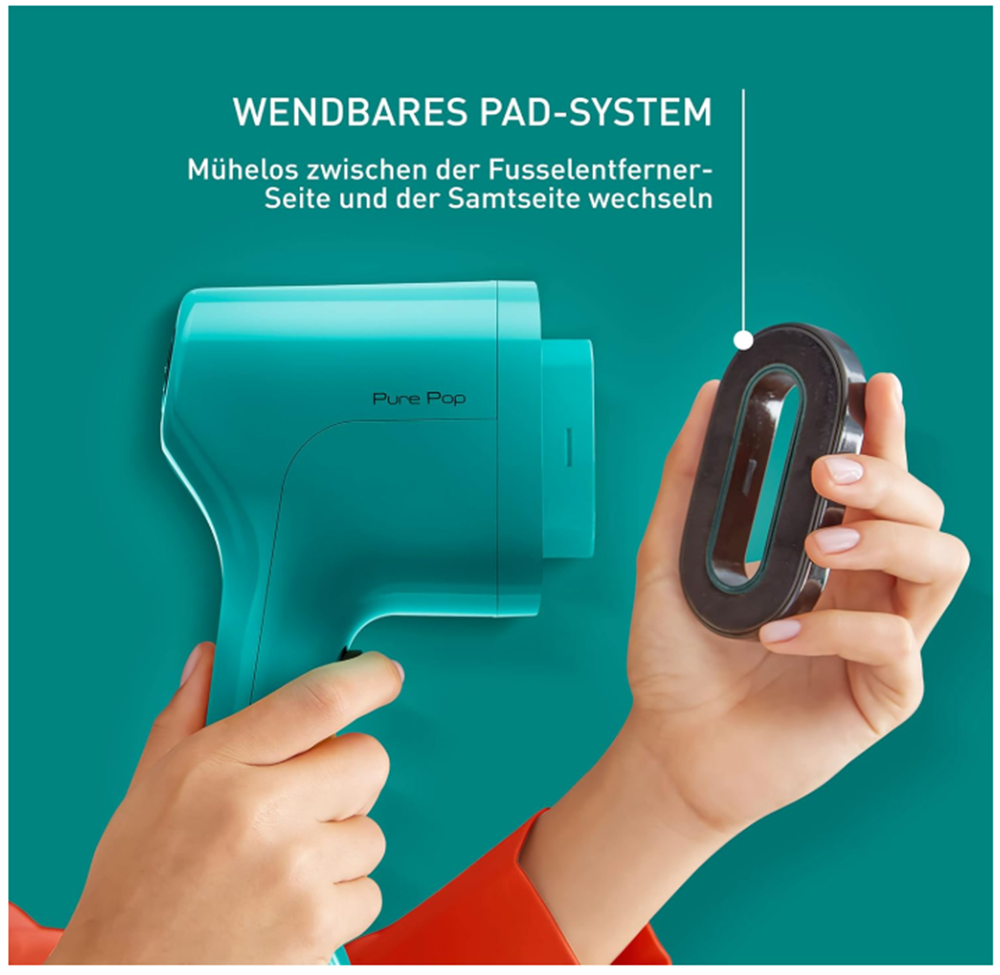 Tefal Dampfbürste »Pure Pop« 1300 W entfernt bis zu 99,99% der Viren/Bakterien/Keime