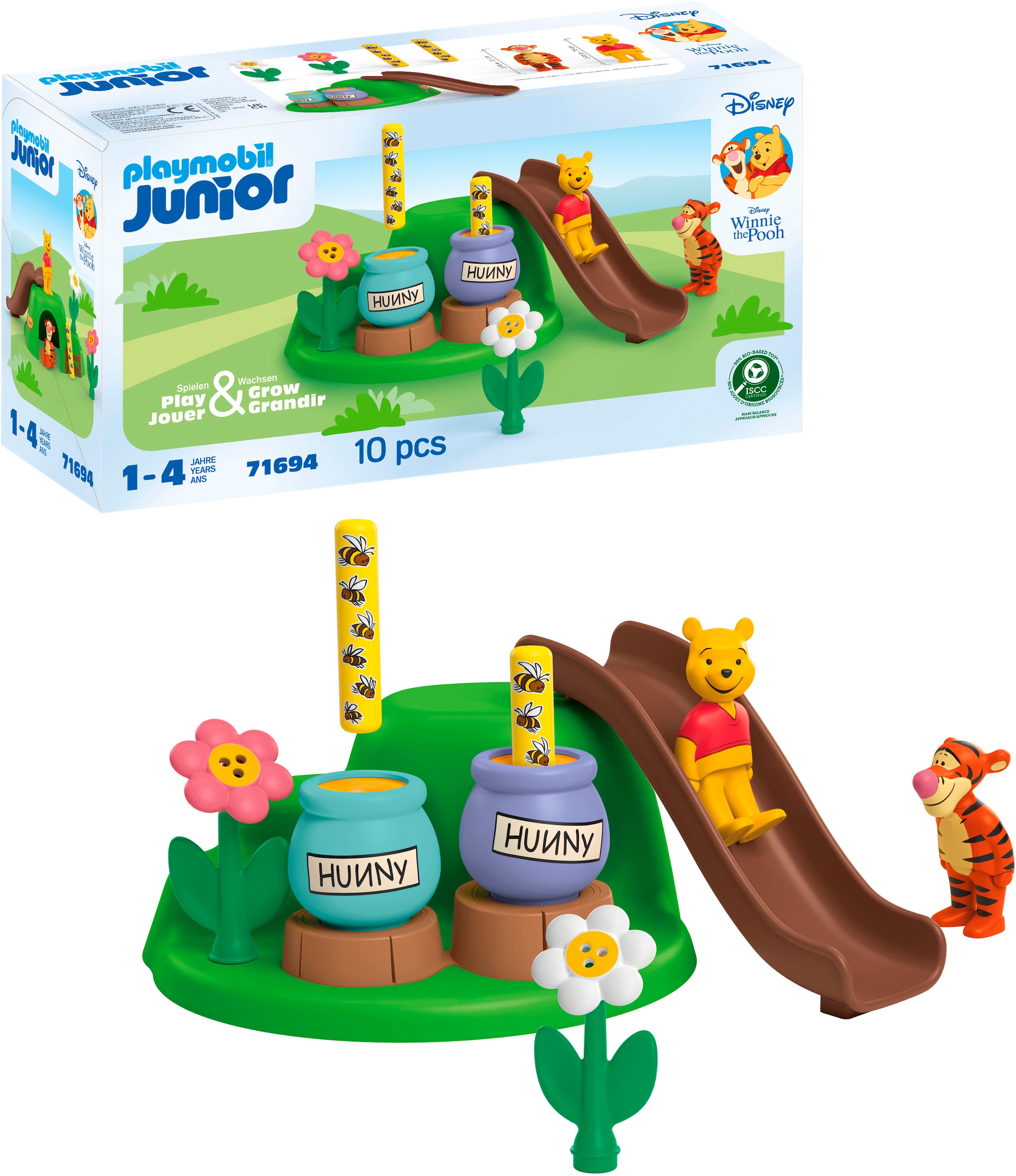 Playmobil® Konstruktions-Spielset »Winnies & Tiggers Bienengarten (71694), JUNIOR & Disney« Made in Europe