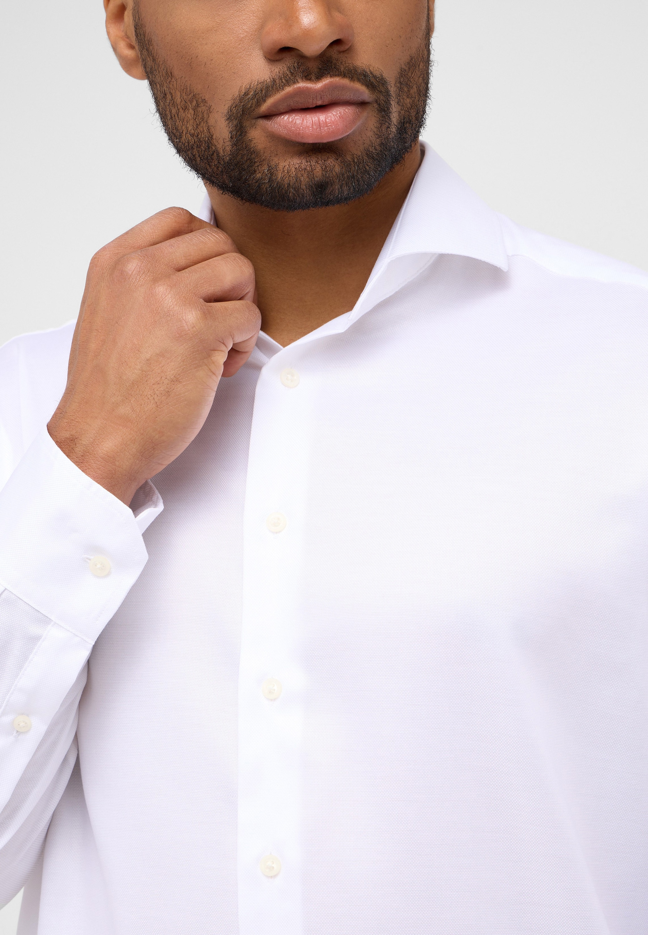 Eterna Langarmhemd »MODERN FIT« EASY IRON (bügelleicht)